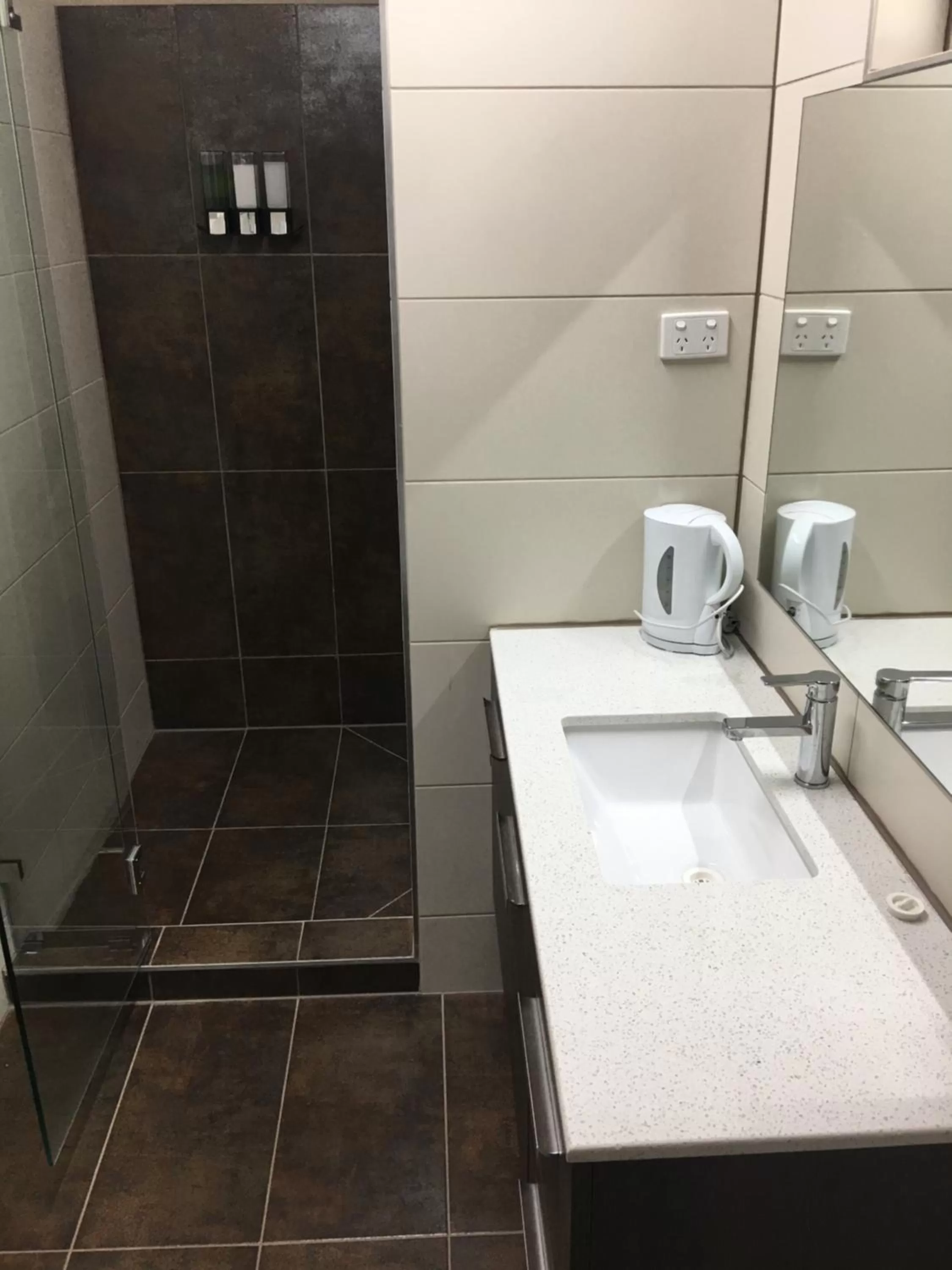 Bathroom in Black Forest Motel