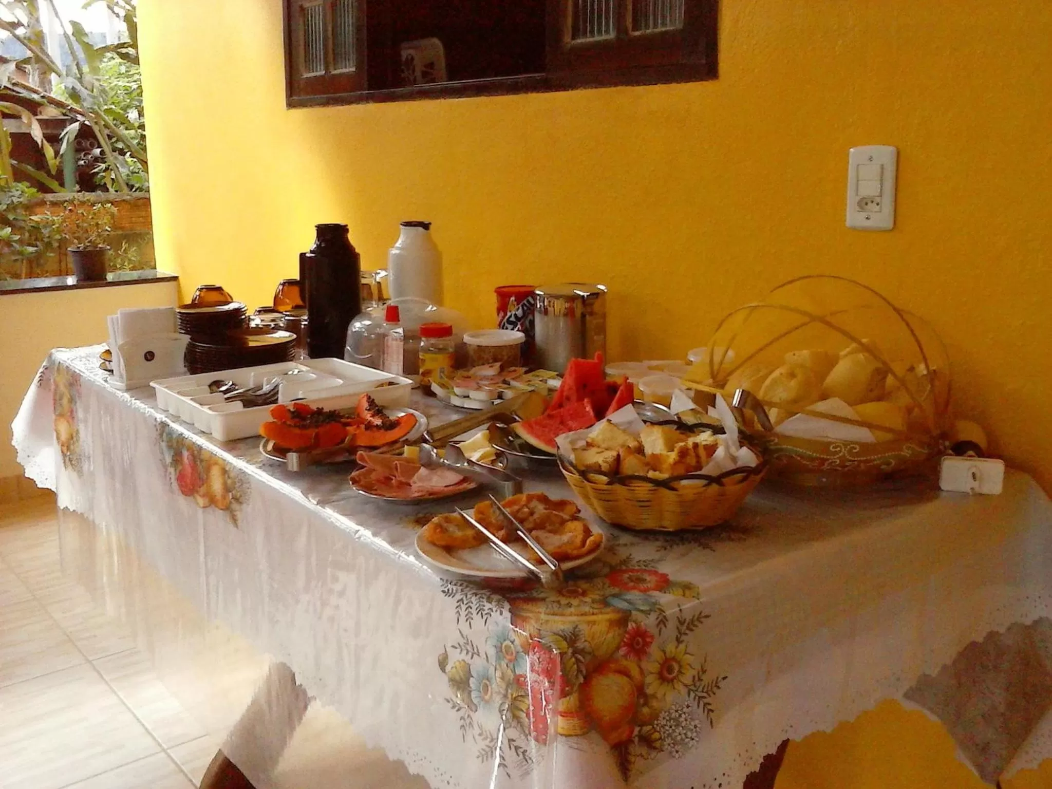 Breakfast in Pousada da Rose Paraty