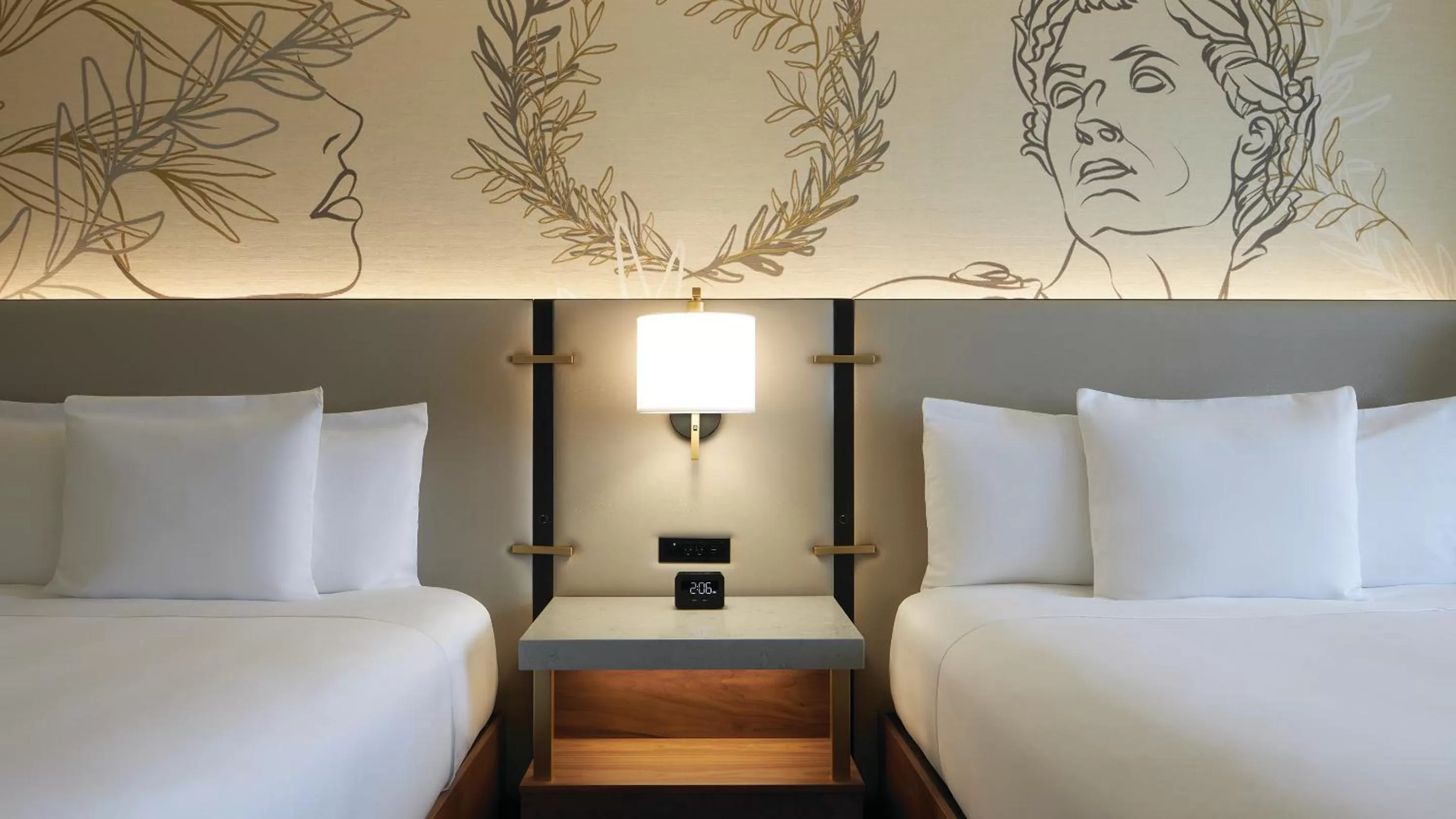 Bed in Caesars Atlantic City, A Caesars Destination