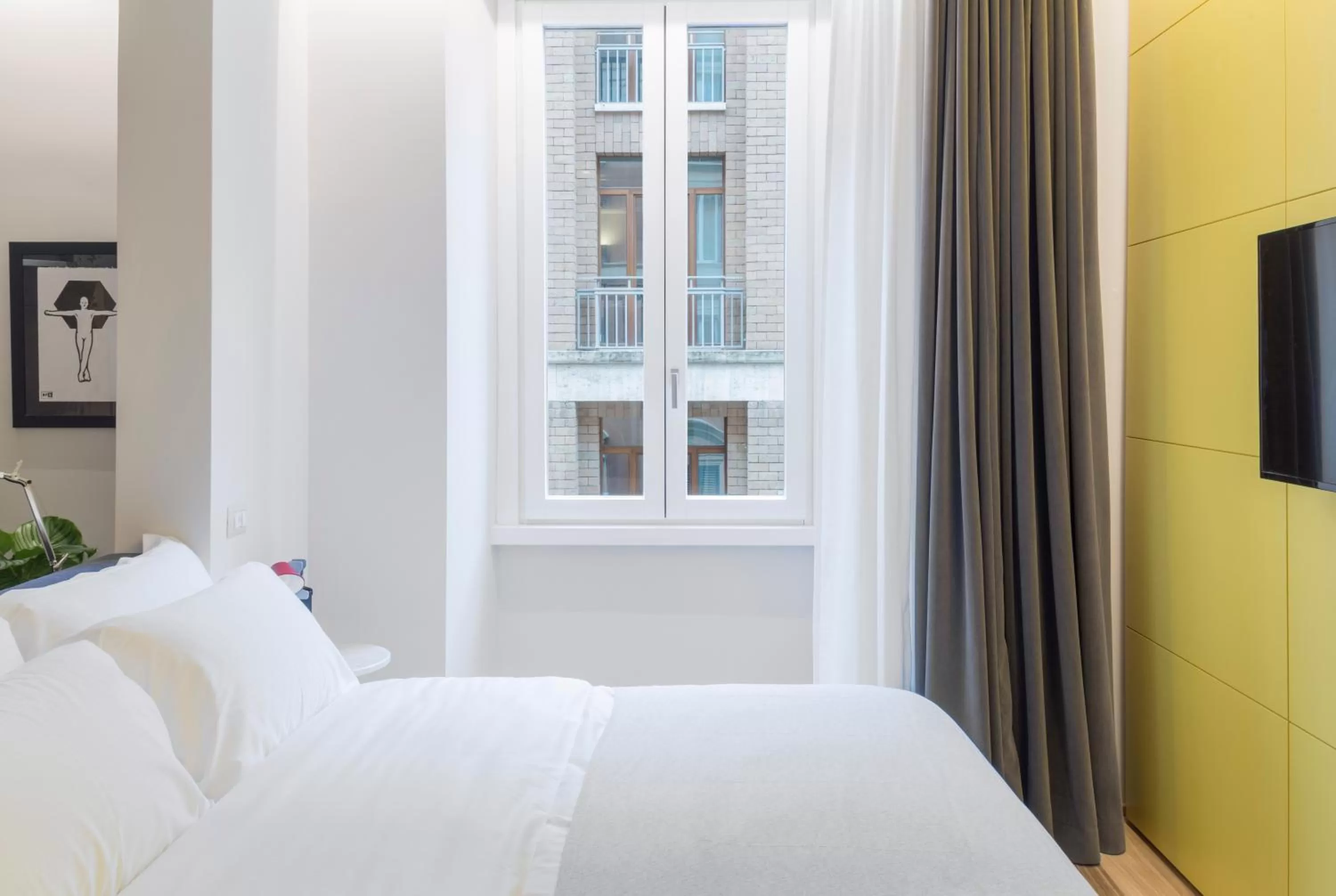 Bed in The Radical Hotel Roma