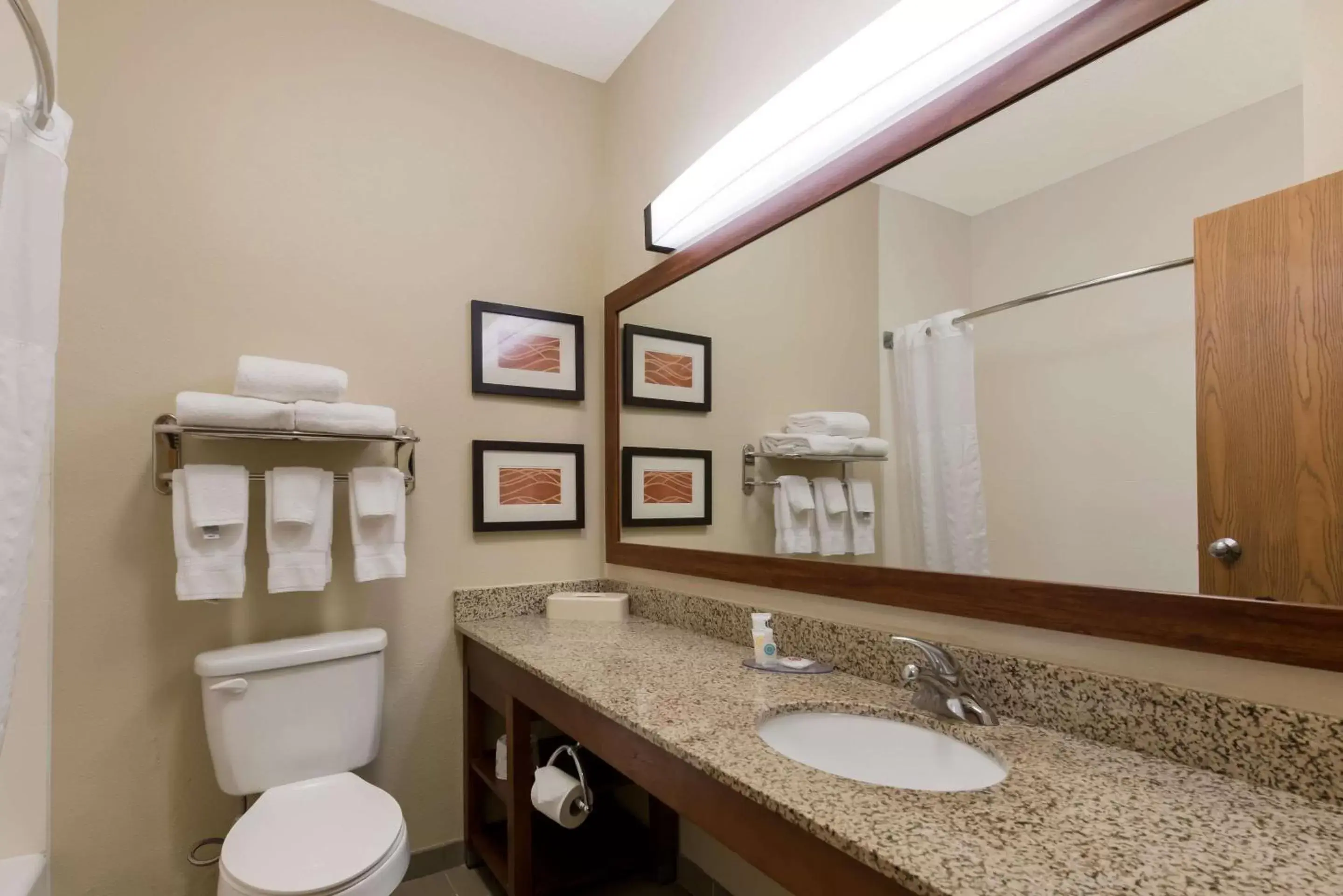 Bedroom, Bathroom in Comfort Inn East Wichita