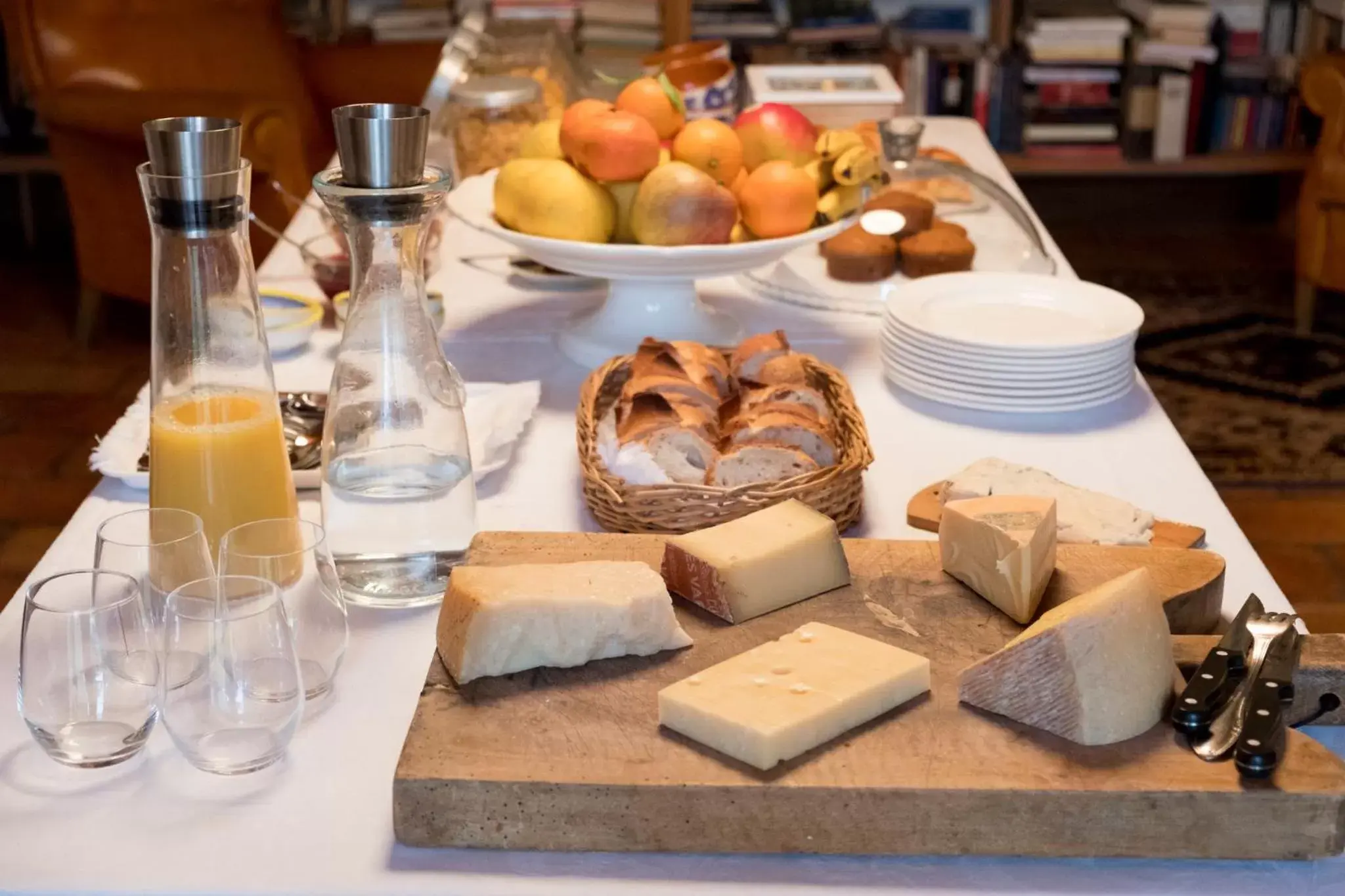 Italian breakfast in La Bribaudonnière