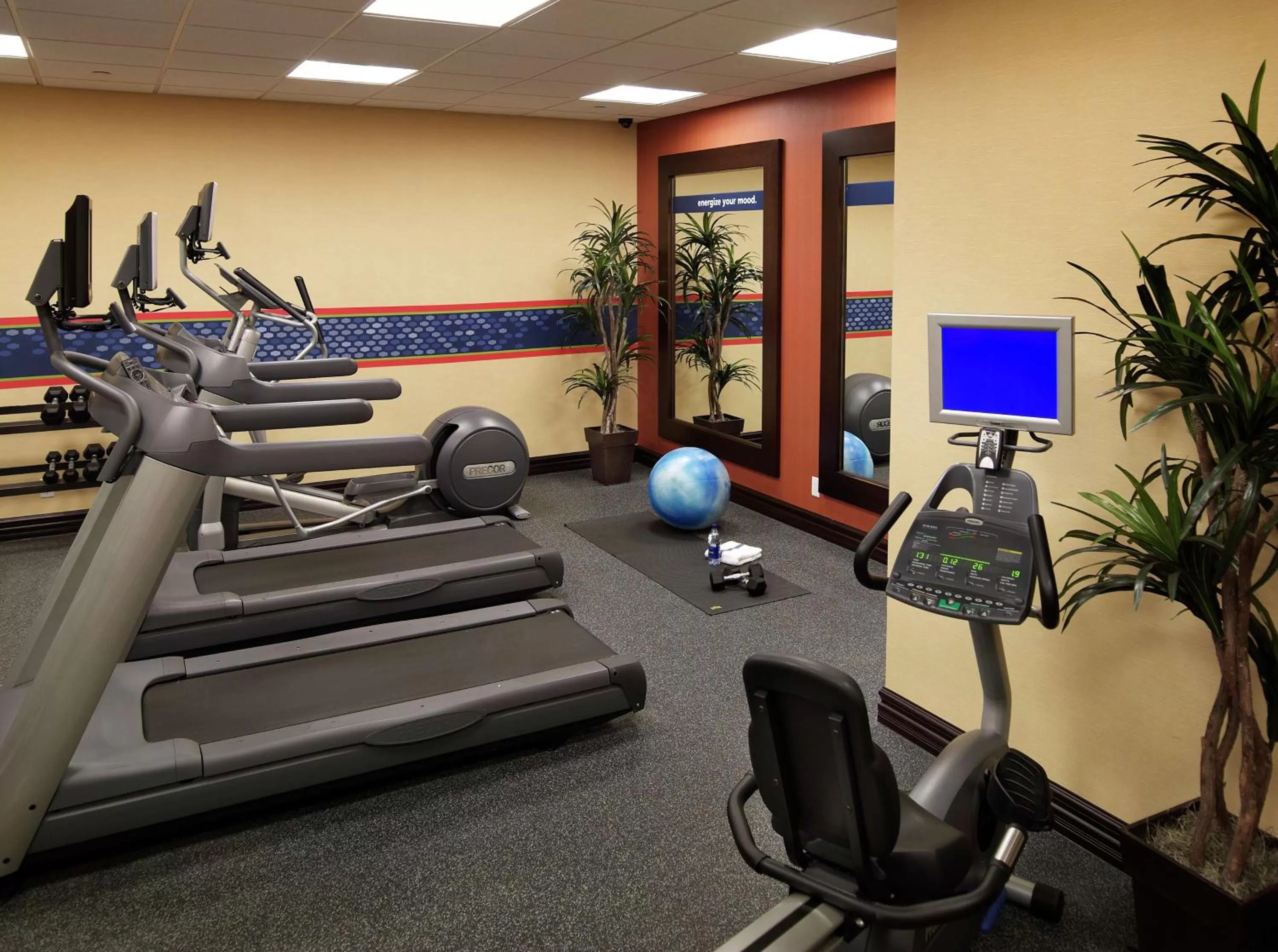Fitness centre/facilities in Hampton Inn by Hilton North Bay