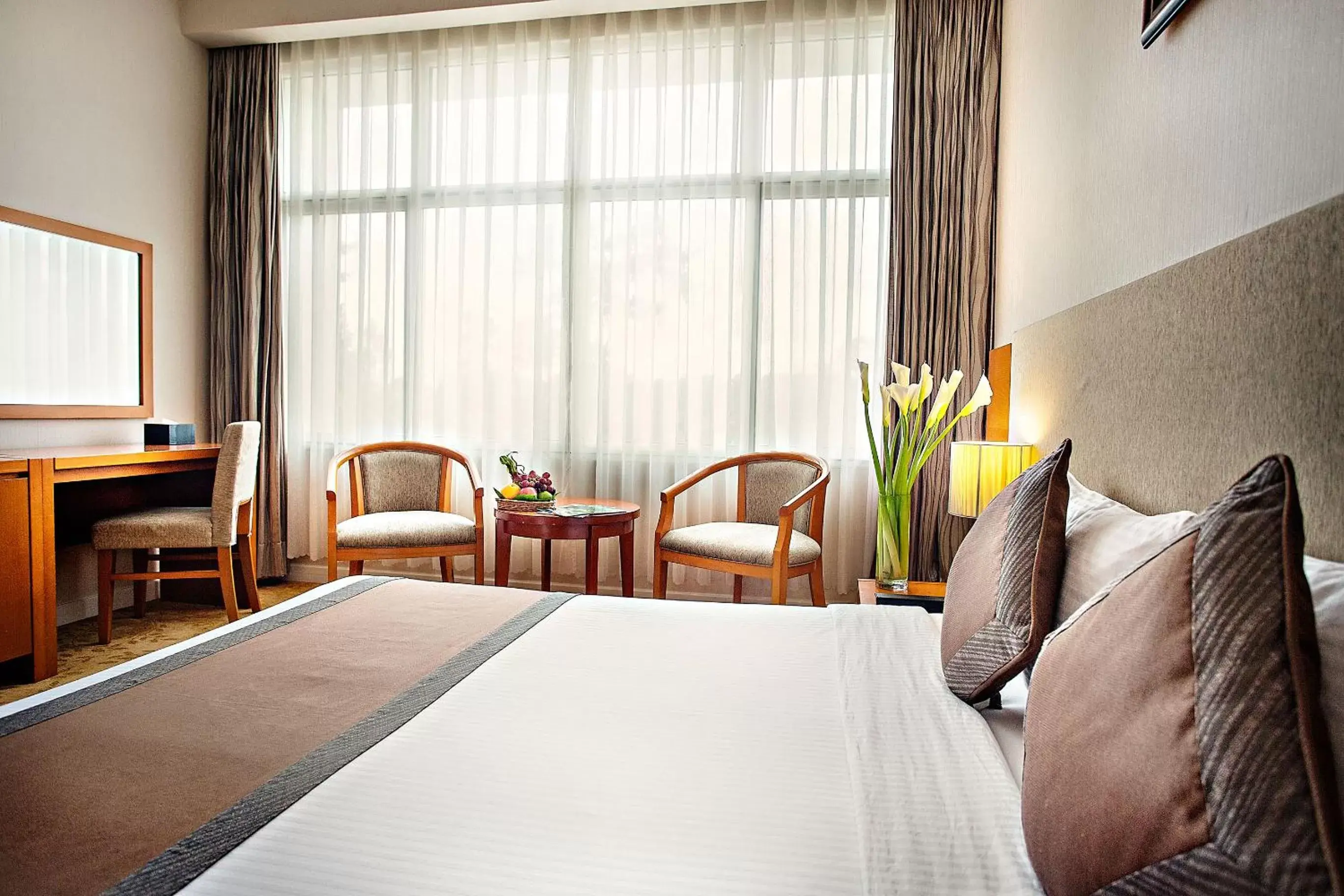 Bed in Muong Thanh Holiday Da Lat Hotel