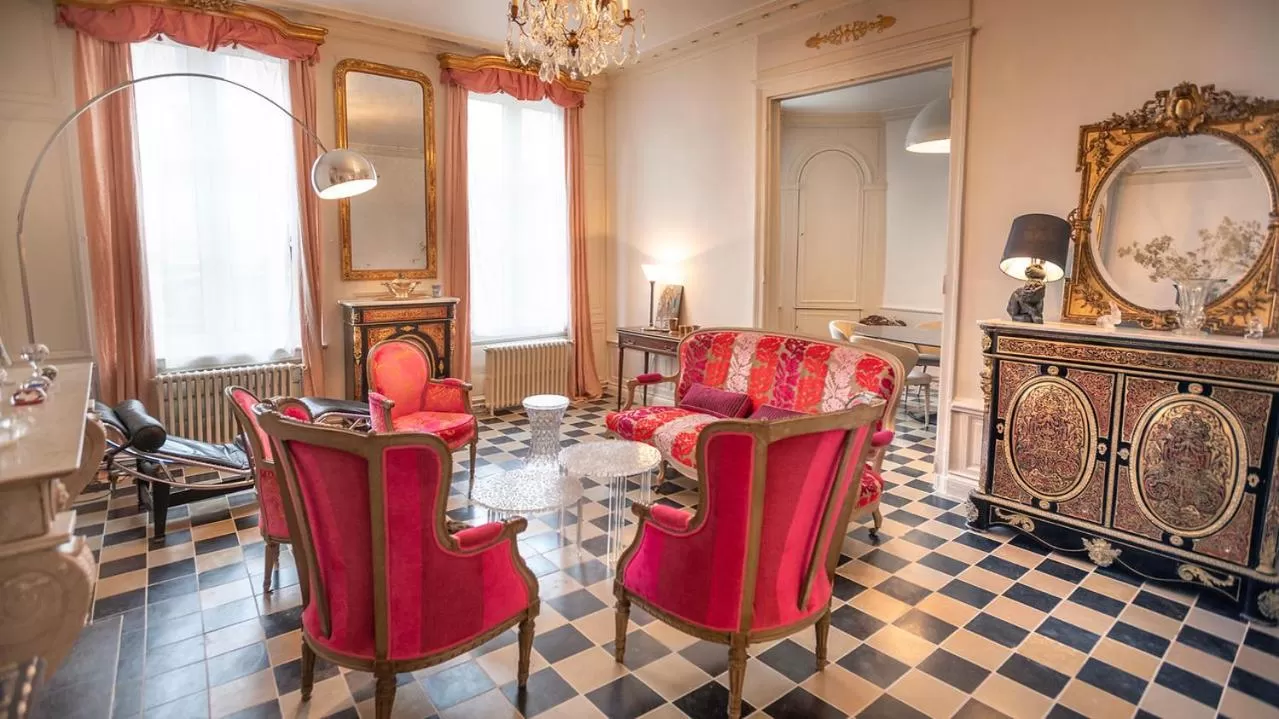 Living room in les Myrrhophores et Spa, Chambres d'Hôtes et Gîtes de charme