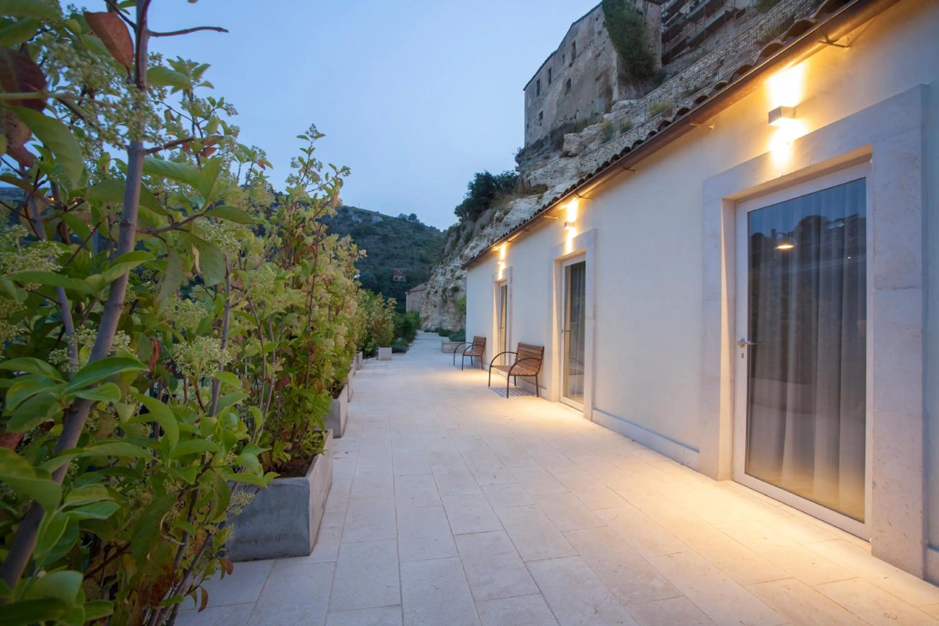 Patio in San Giorgio Palace Hotel Ragusa Ibla