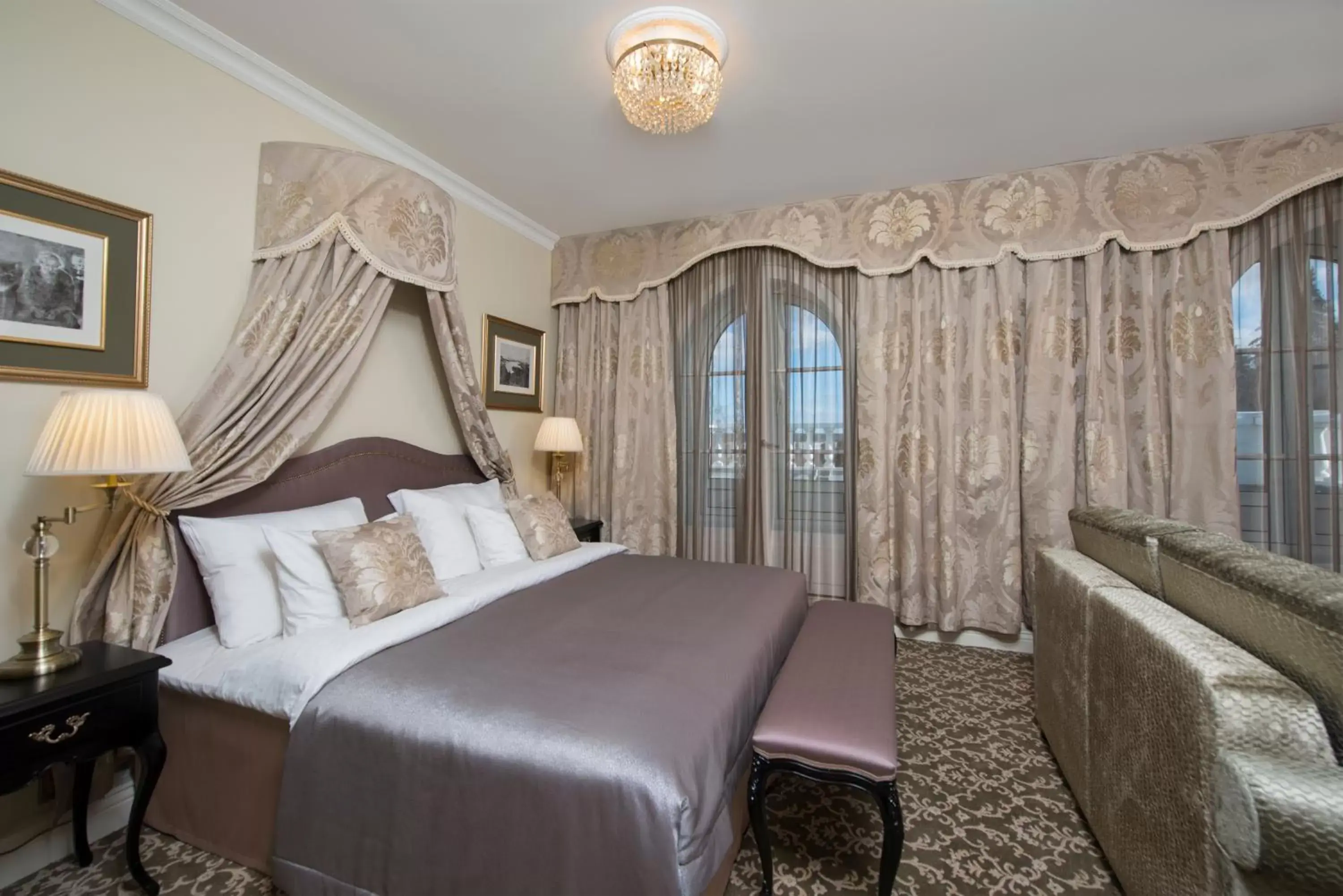 Bed in Hotel Haikko Manor & Spa