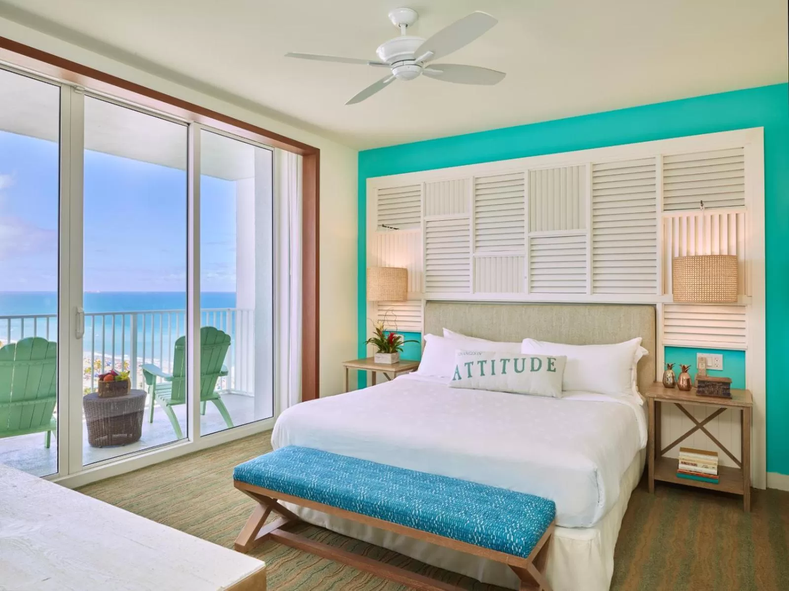 Bed in Margaritaville Hollywood Beach Resort