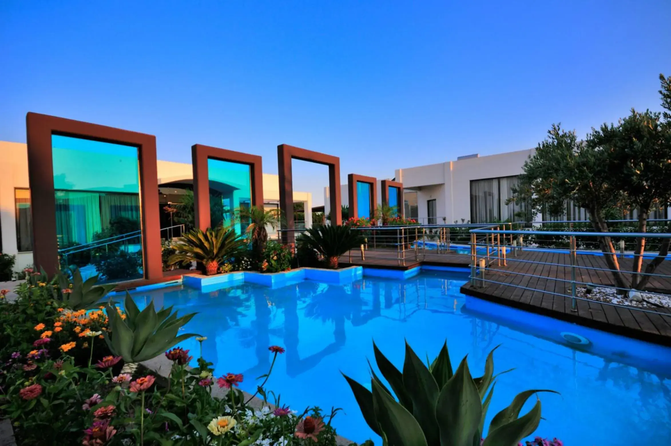 Communal lounge/ TV room, Swimming Pool in Afandou Bay Resort Suites