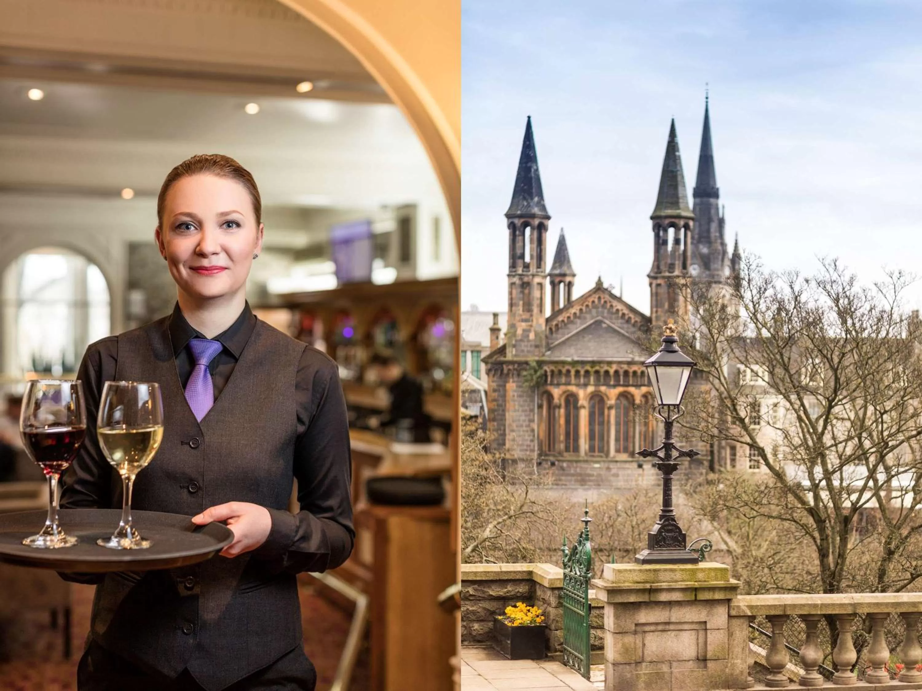 On site in Mercure Aberdeen Caledonian Hotel