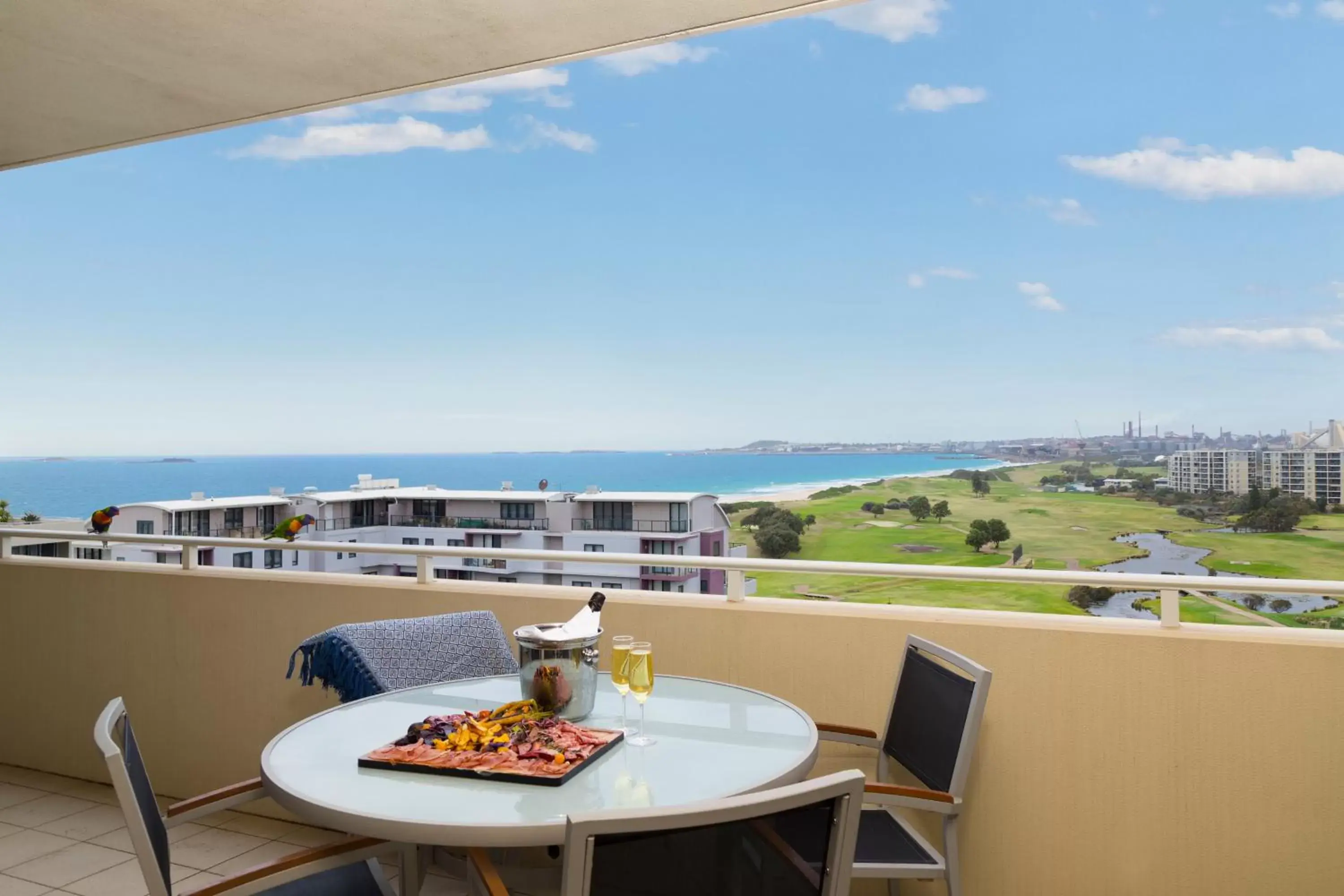 Sea view, Balcony/Terrace in Sage Hotel Wollongong