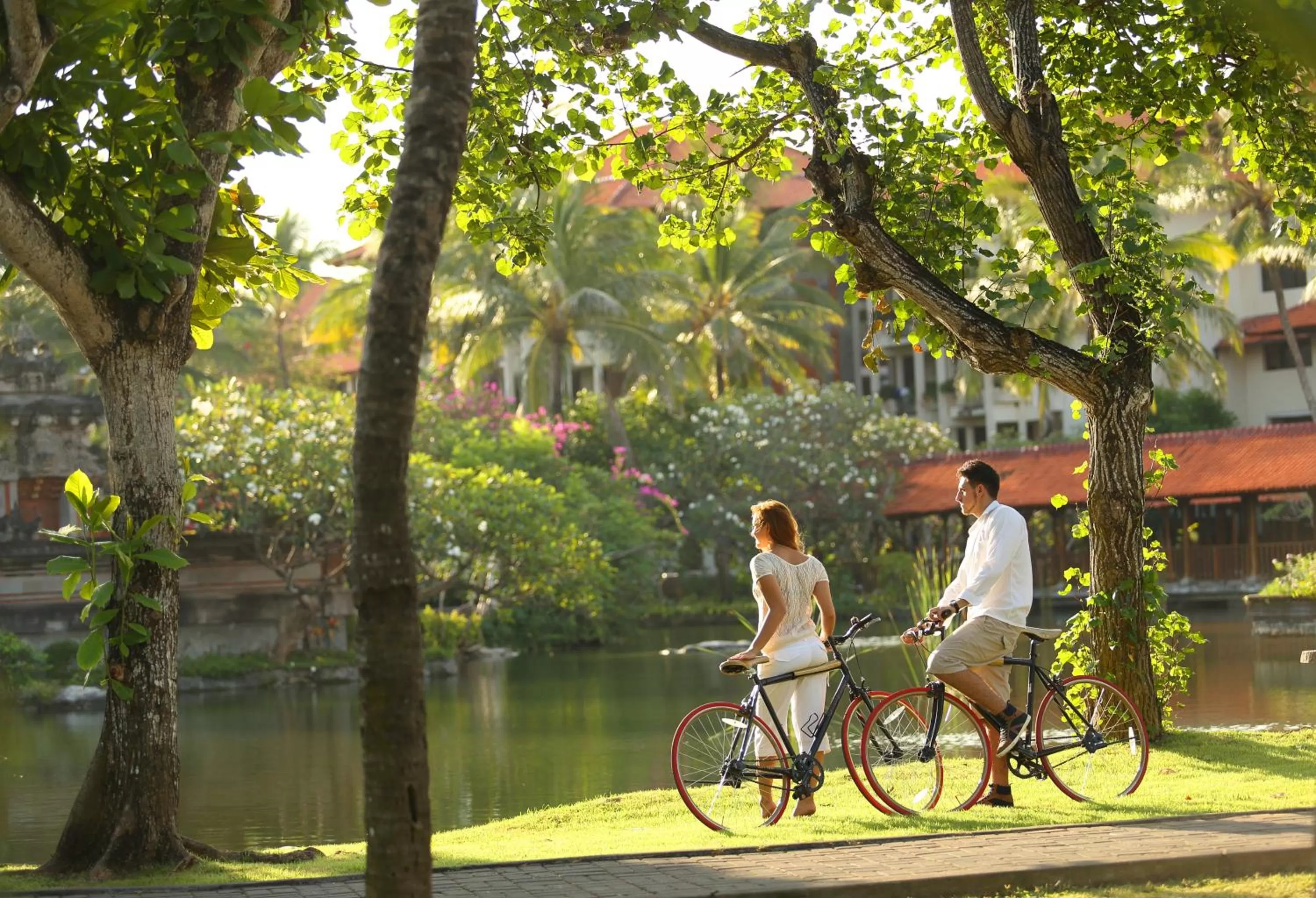 Cycling in Ayodya Resort Bali