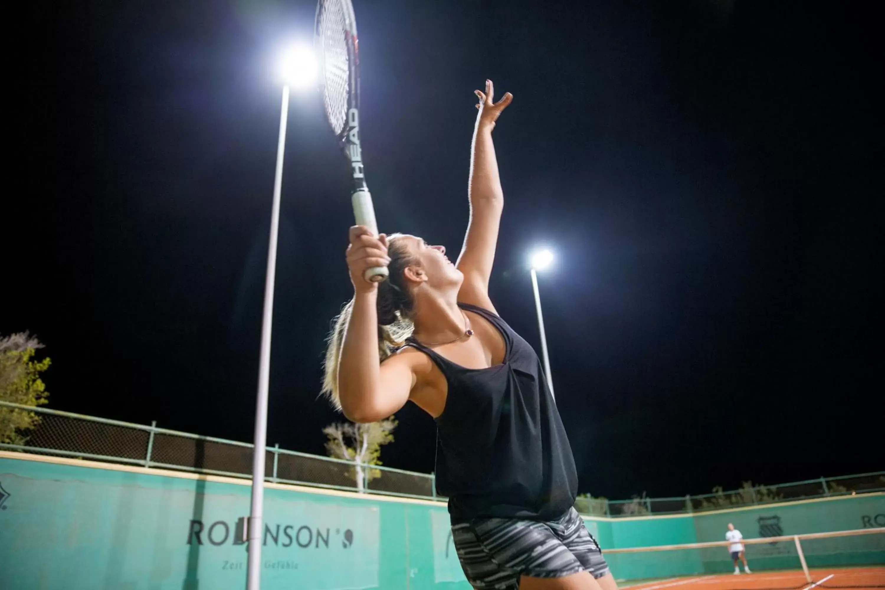 Tennis court, Evening Entertainment in Robinson Soma Bay