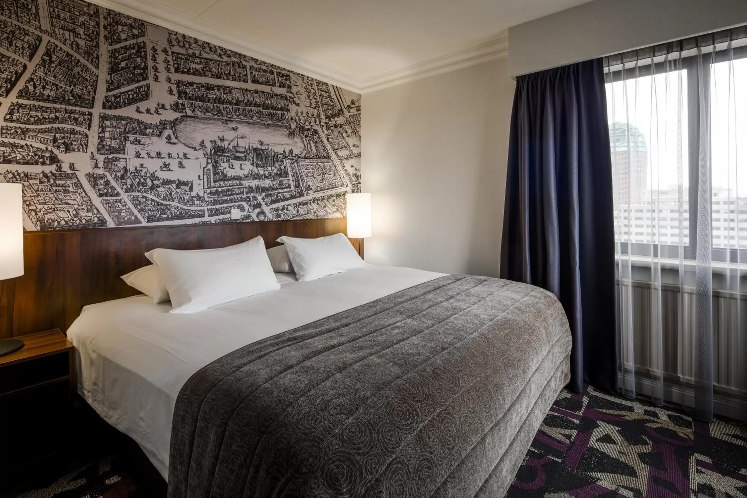 Bedroom, Bed in Babylon Hotel Den Haag