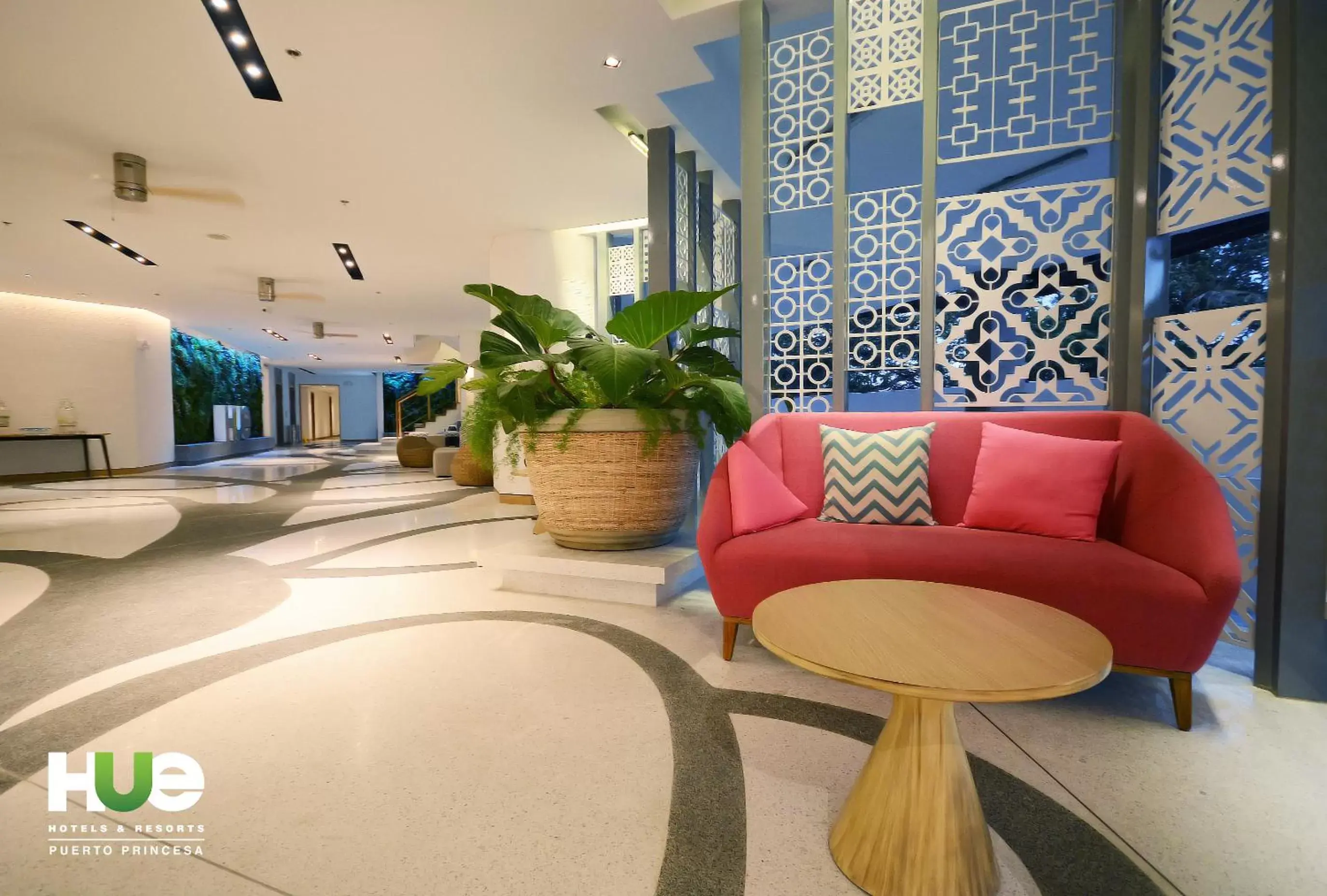 Lobby or reception in Hue Hotels and Resorts Puerto Princesa Managed by HII Lobby or reception in Hue Hotels and Resorts Puerto Princesa Managed by HII