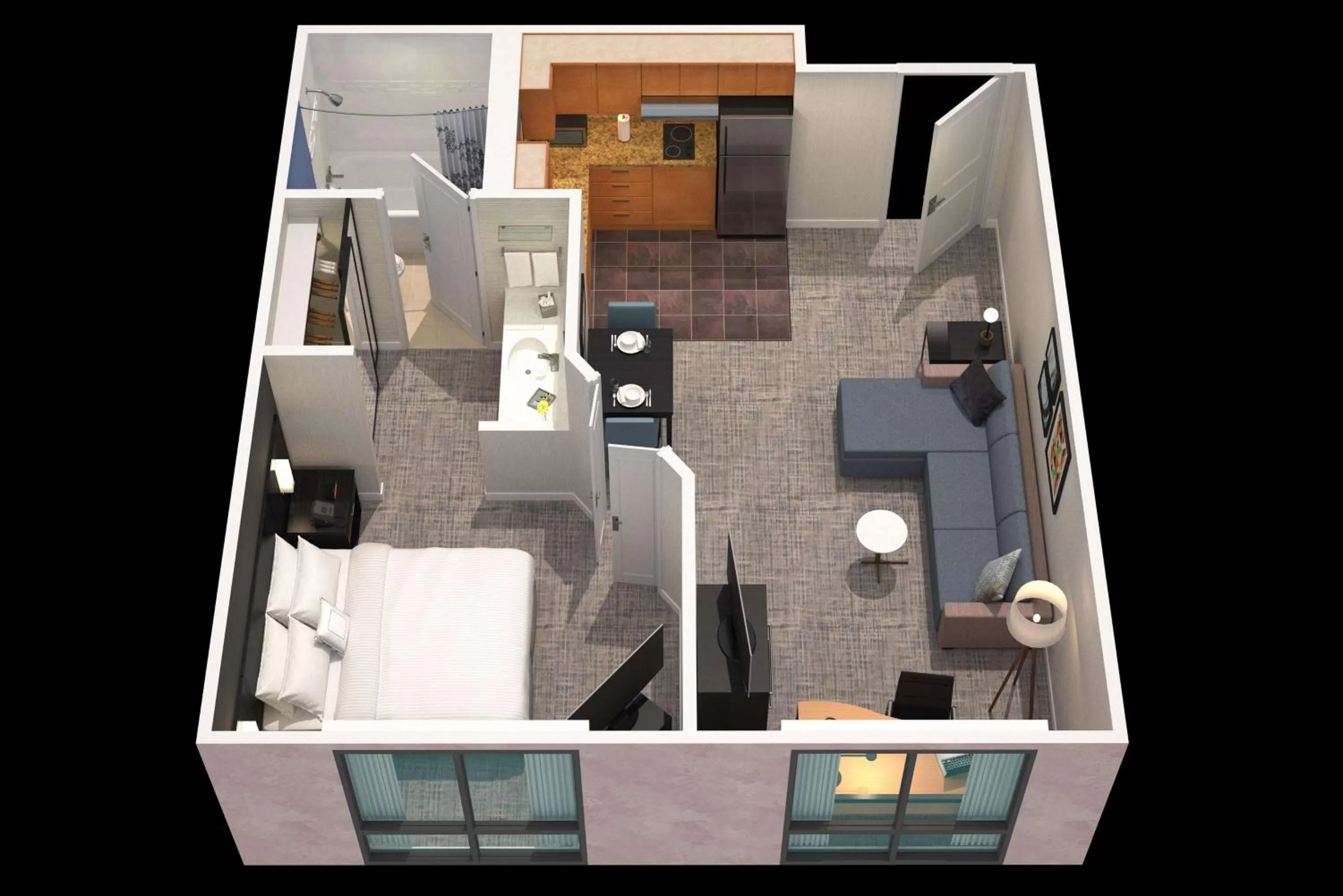 Bedroom in Sonesta ES Suites New Orleans Convention Center