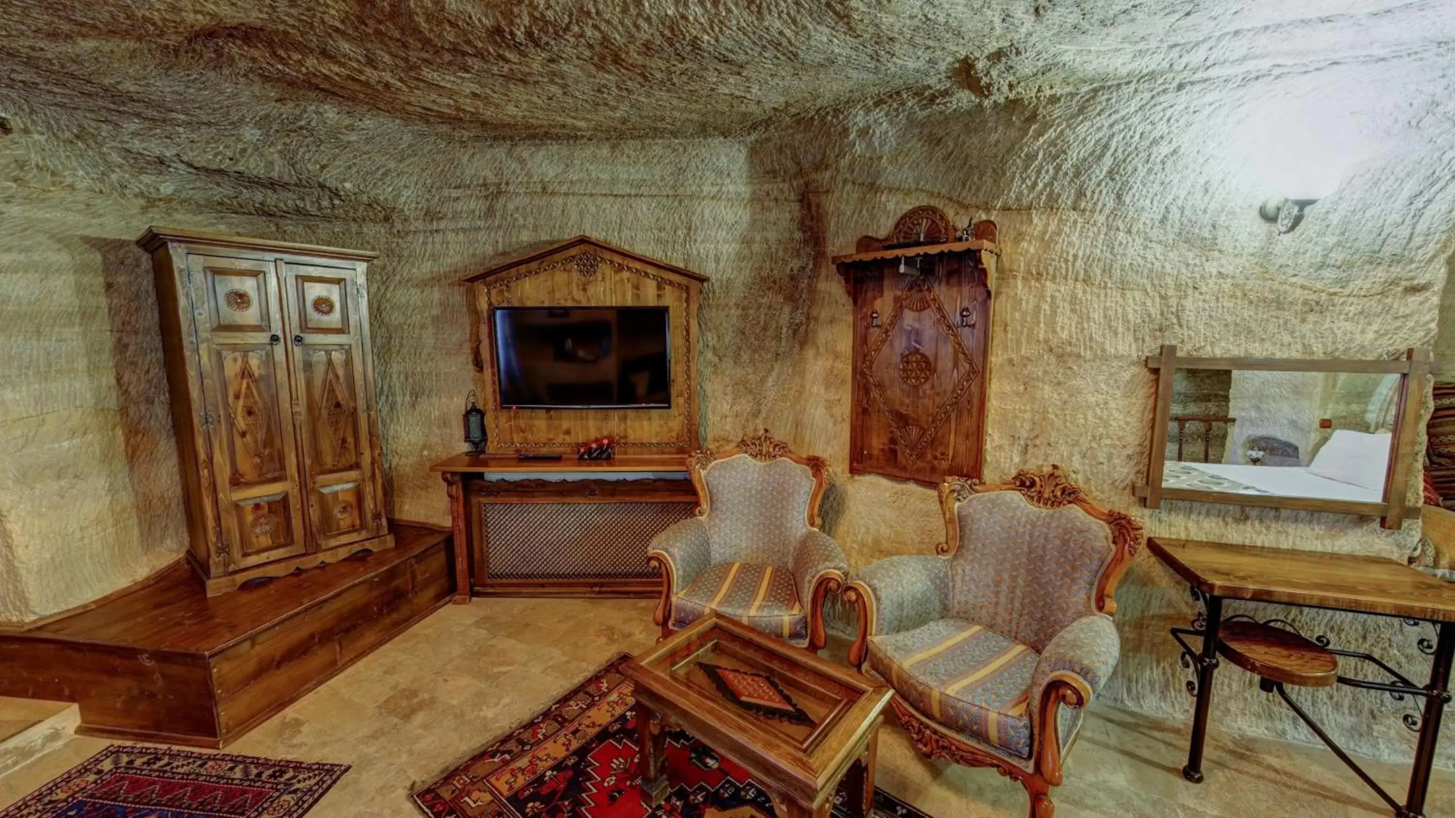 Seating Area in Chelebi Cave House Hotel