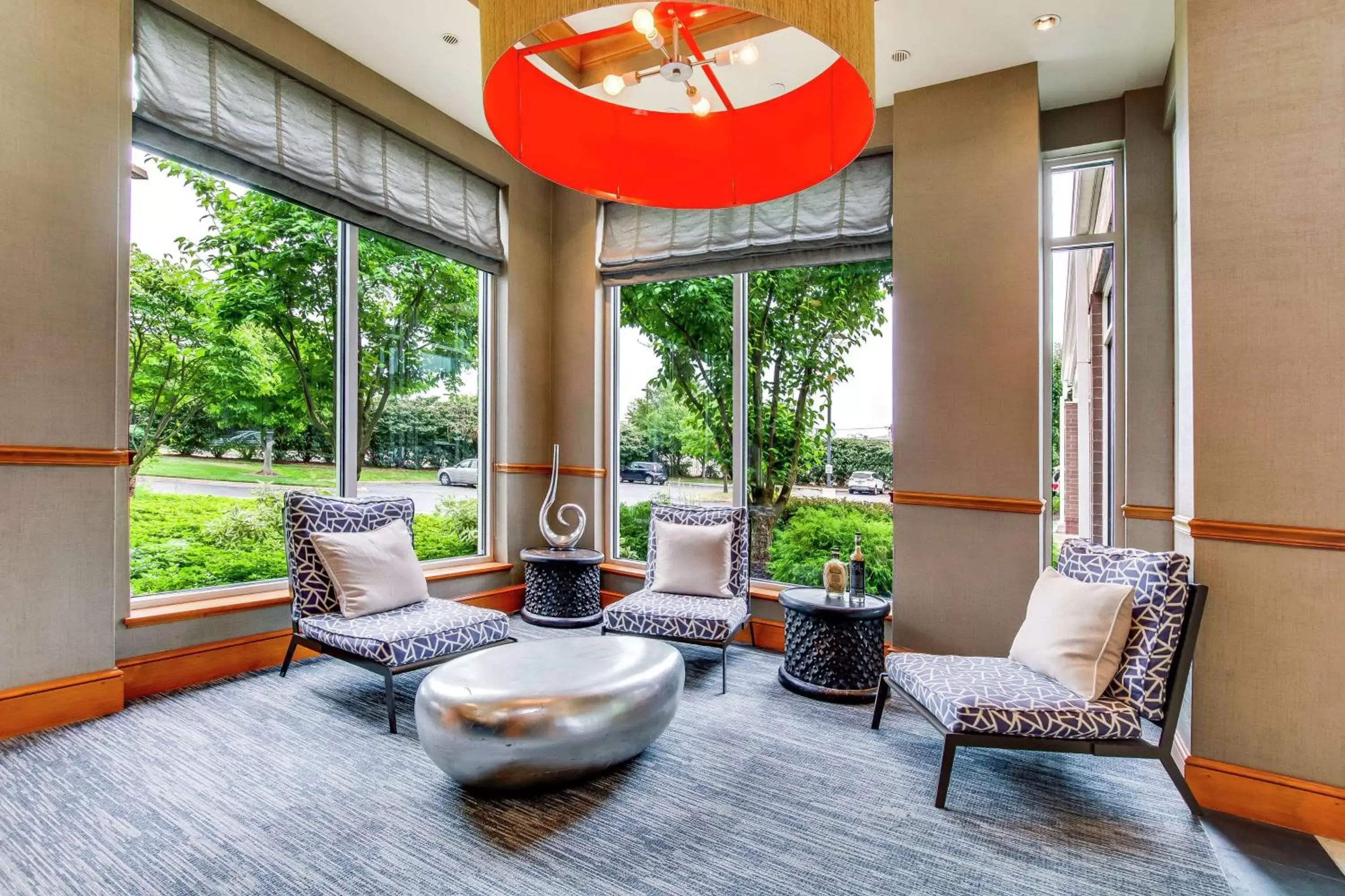 Lobby or reception, Seating Area in Hilton Garden Inn Louisville Airport