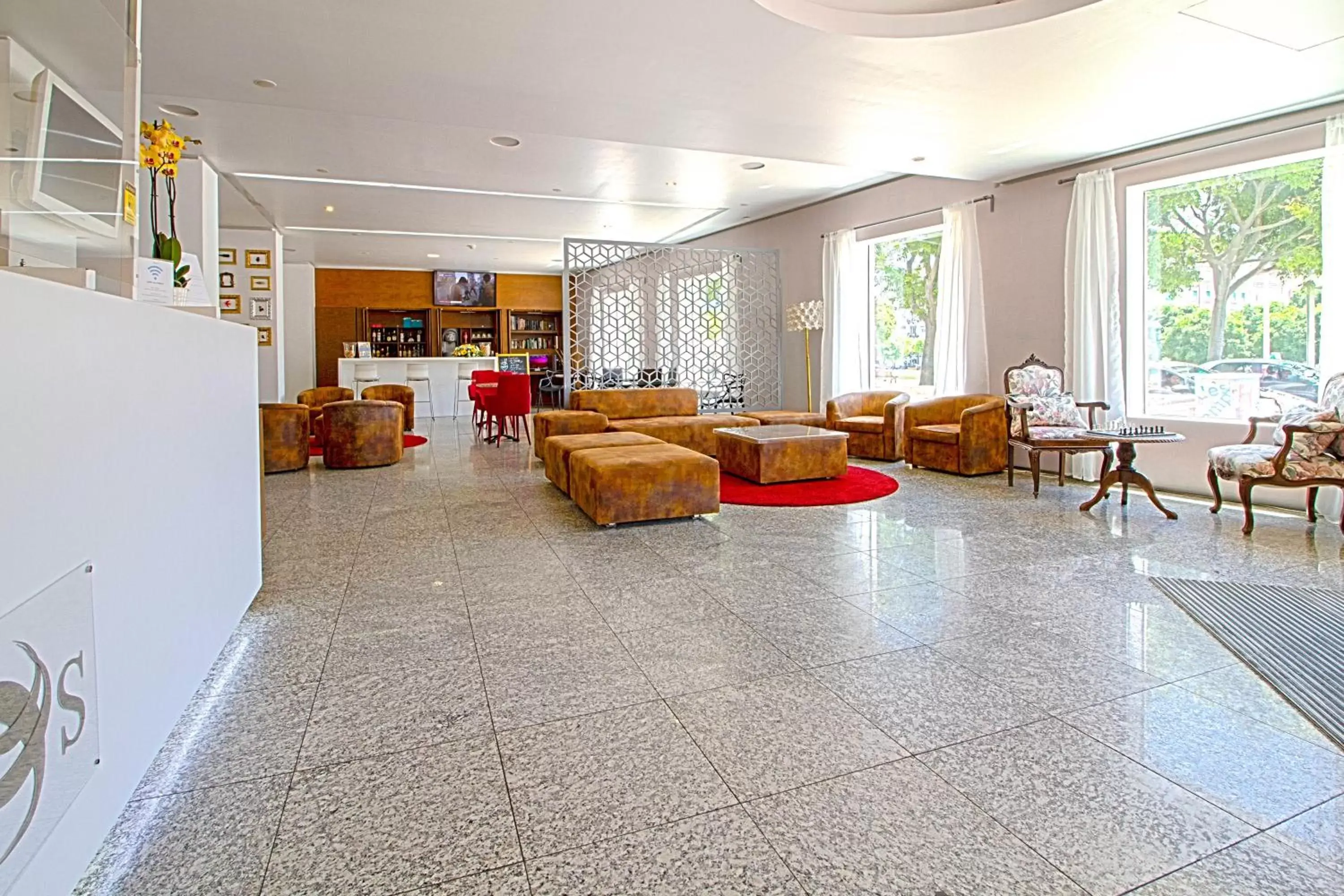 Lounge or bar, Lobby/Reception in Hotel A.S. Lisboa