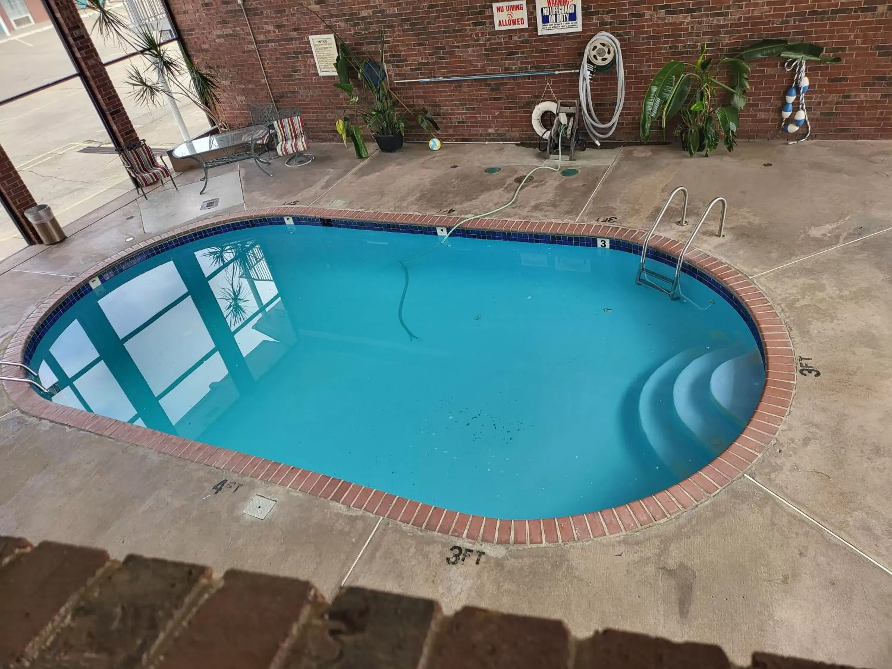 Pool View in Blue Ribbon Inn and Suites