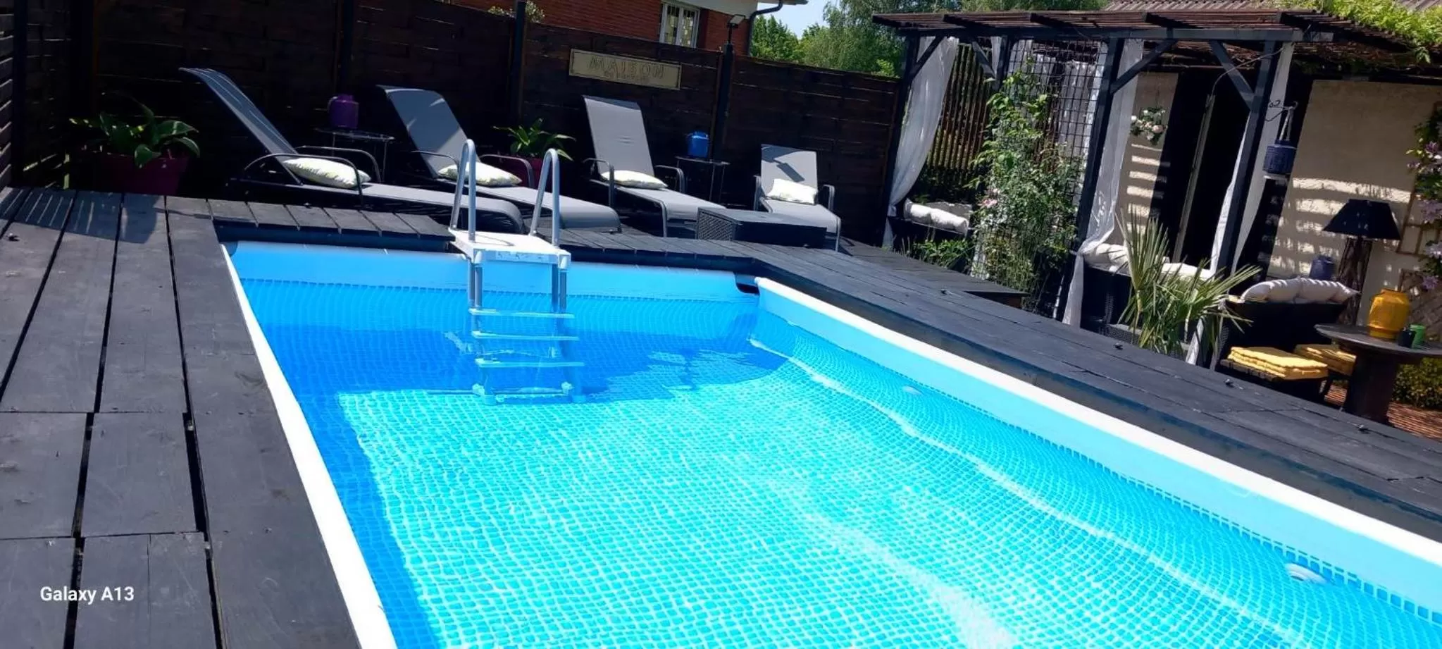 Solarium in Les Epinettes chambres d'hôtes