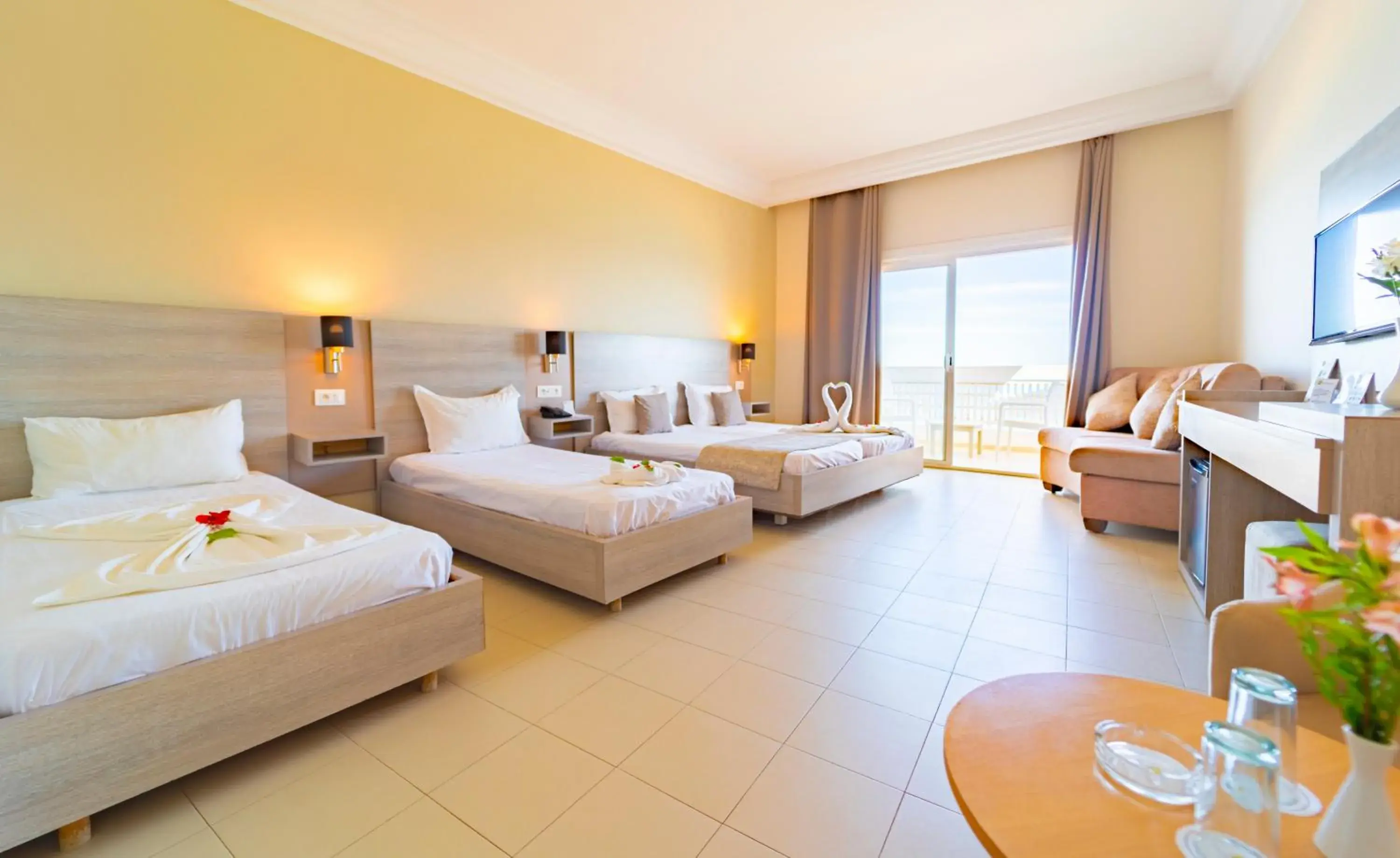 Bedroom in Riadh Palms- Resort & Spa