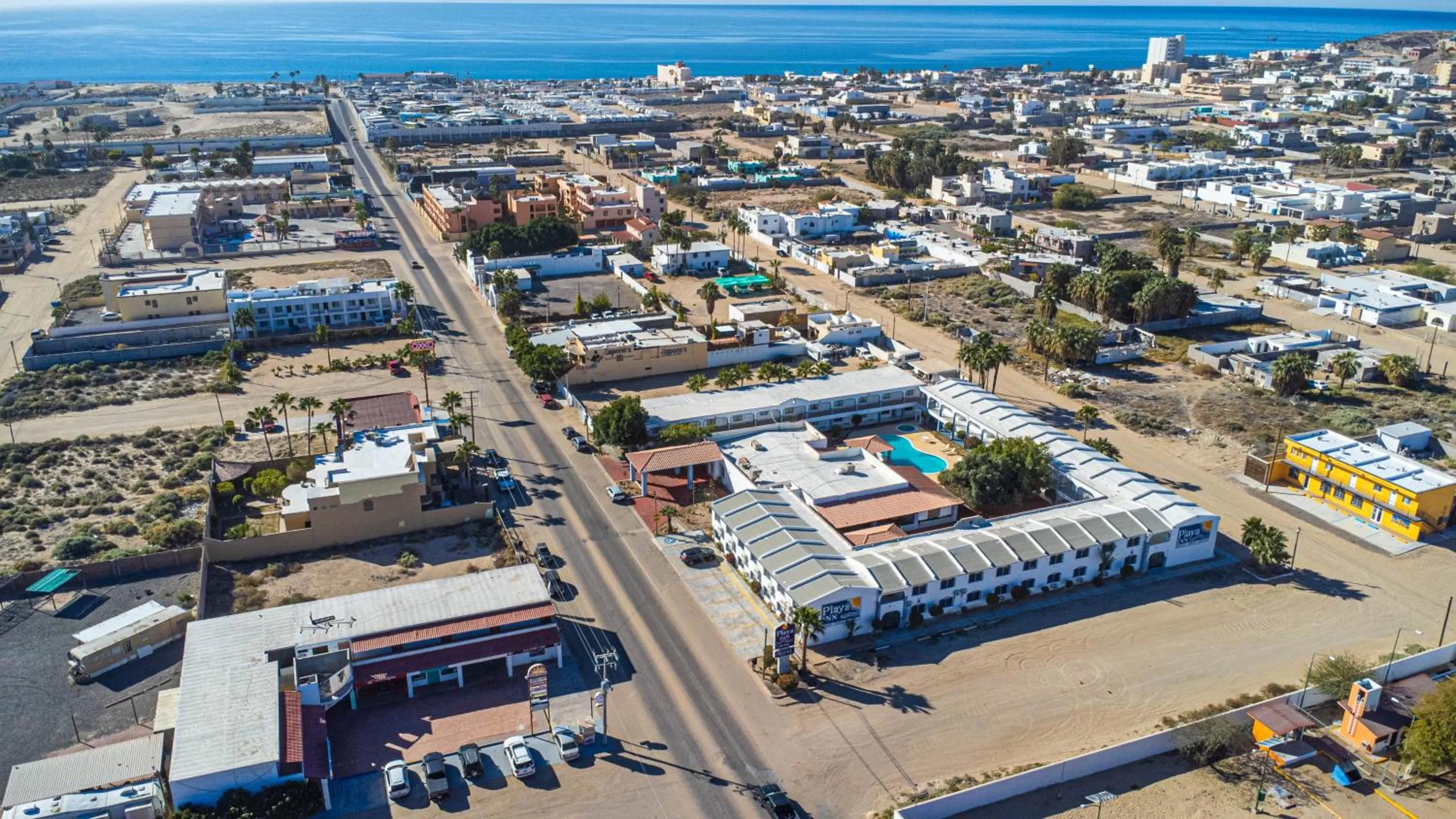 Property building, Bird's-eye View in Playa Inn Rocky Point