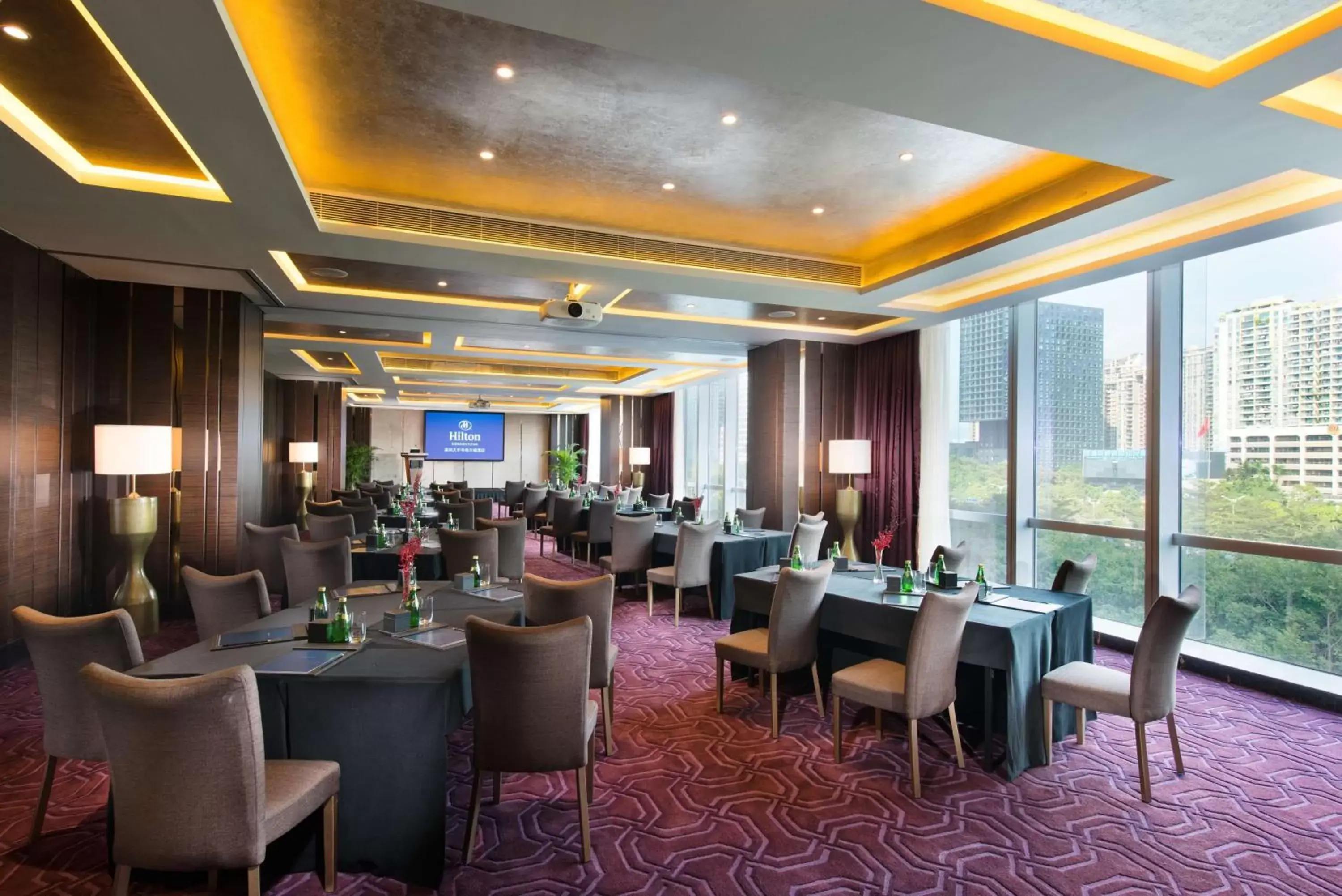 Meeting/conference room, Restaurant/Places to Eat in Hilton Shenzhen Futian, Metro Station at Hotel Front Door, Close to Futian Convention & Exhibition Center