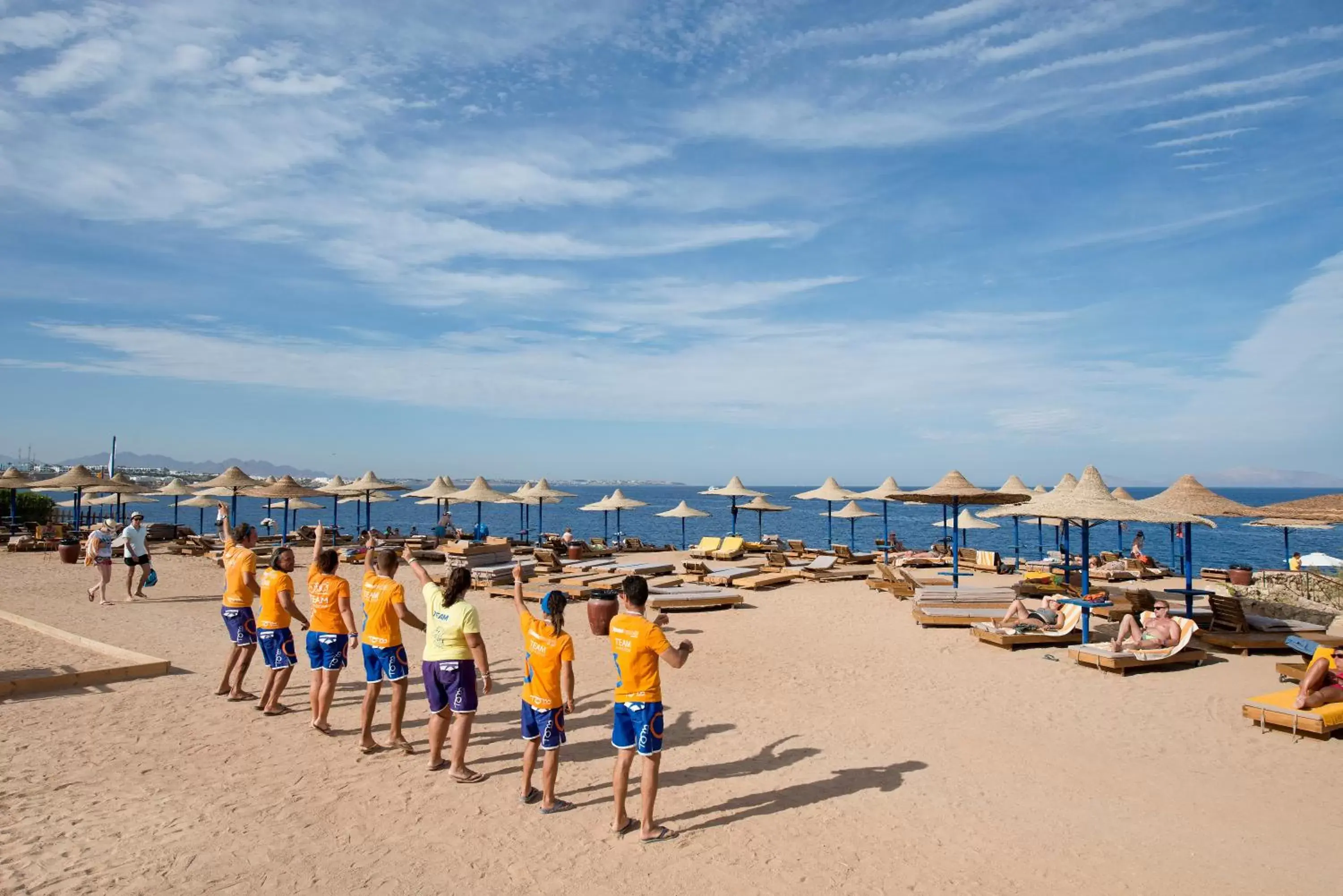 People, Beach in Amphoras Blu