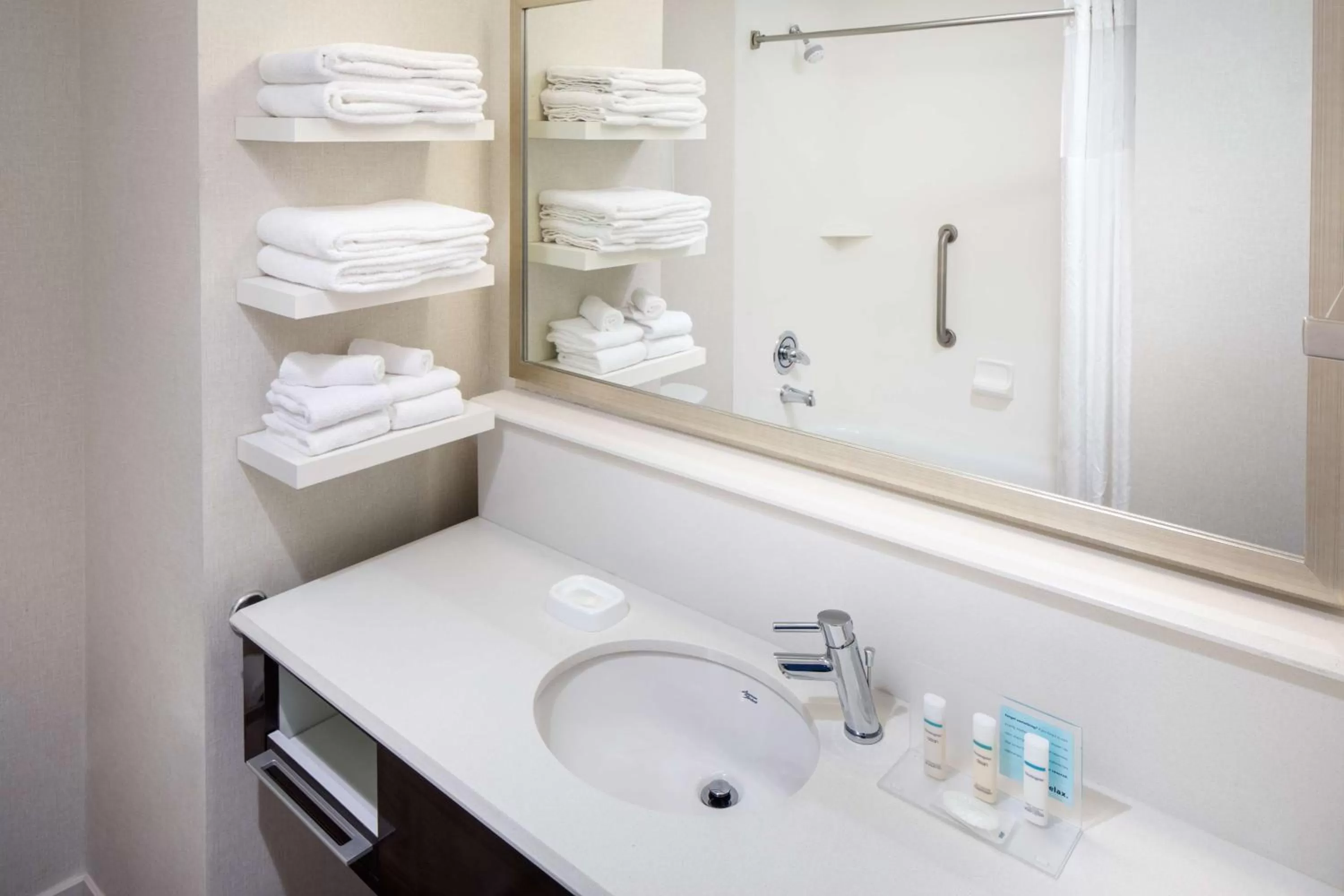 Bathroom in Hampton Inn & Suites Charlotte/Ballantyne, Nc