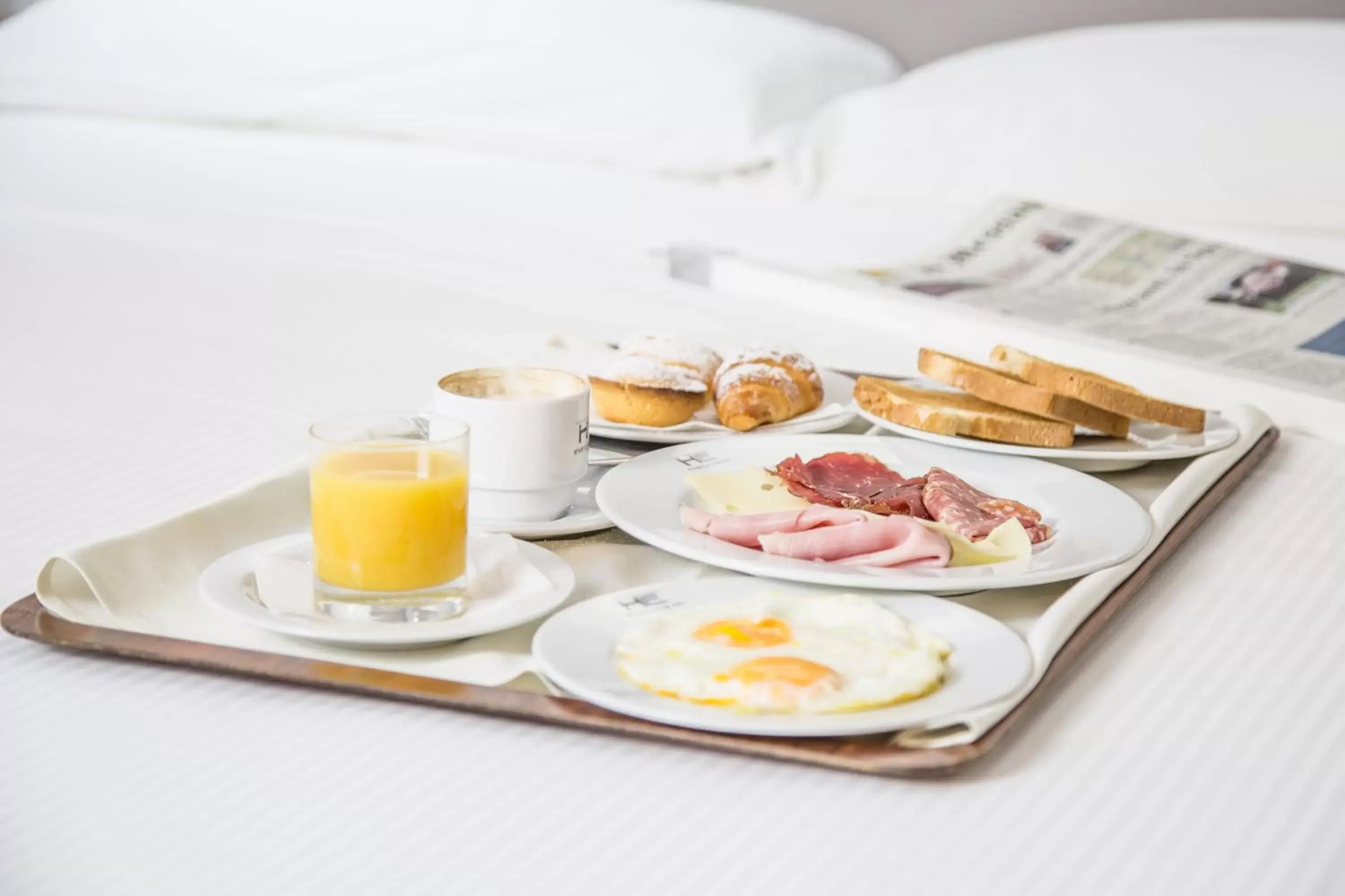 Food close-up in Executive Inn Boutique Hotel