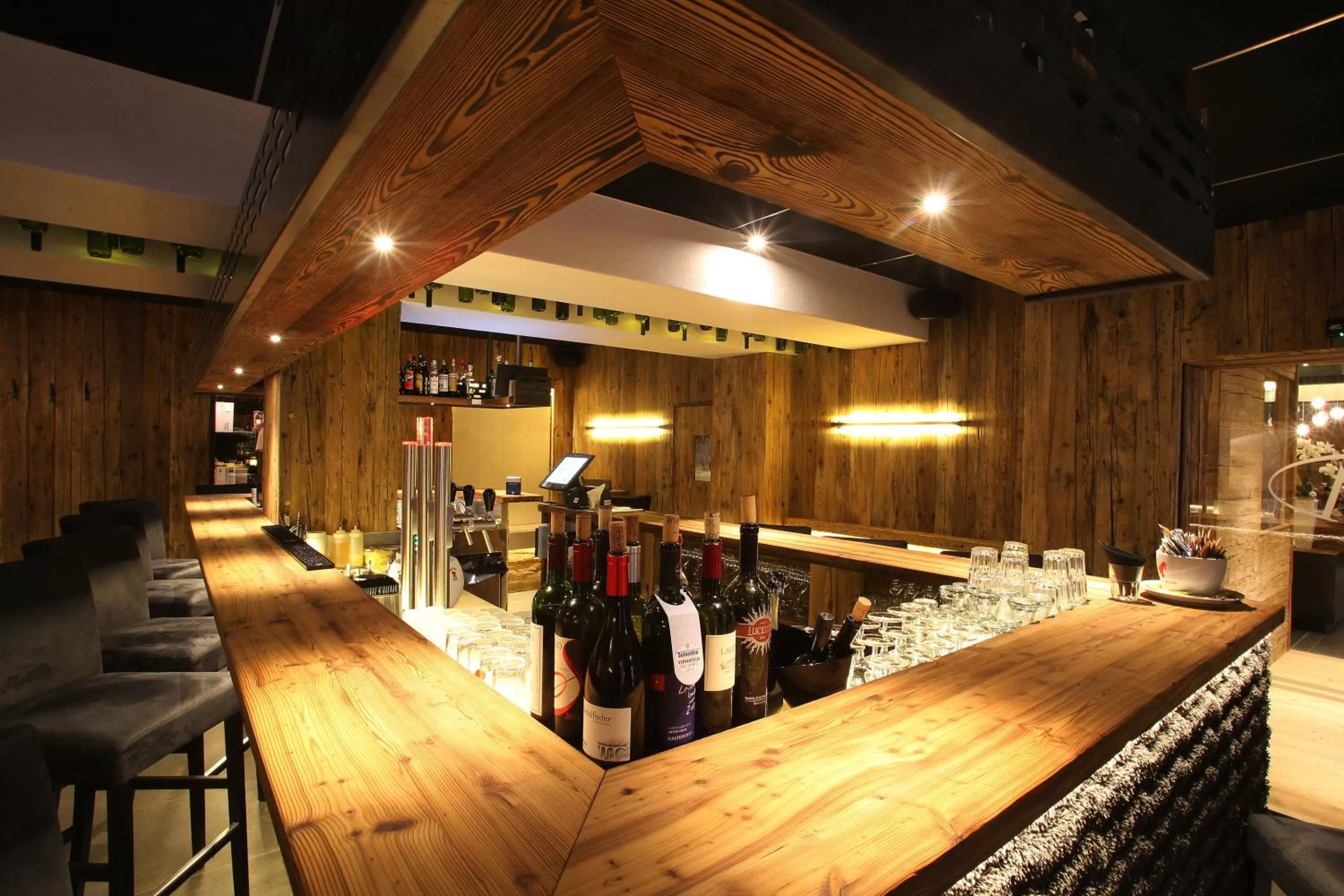 Lounge or bar in Hotel Marmolada