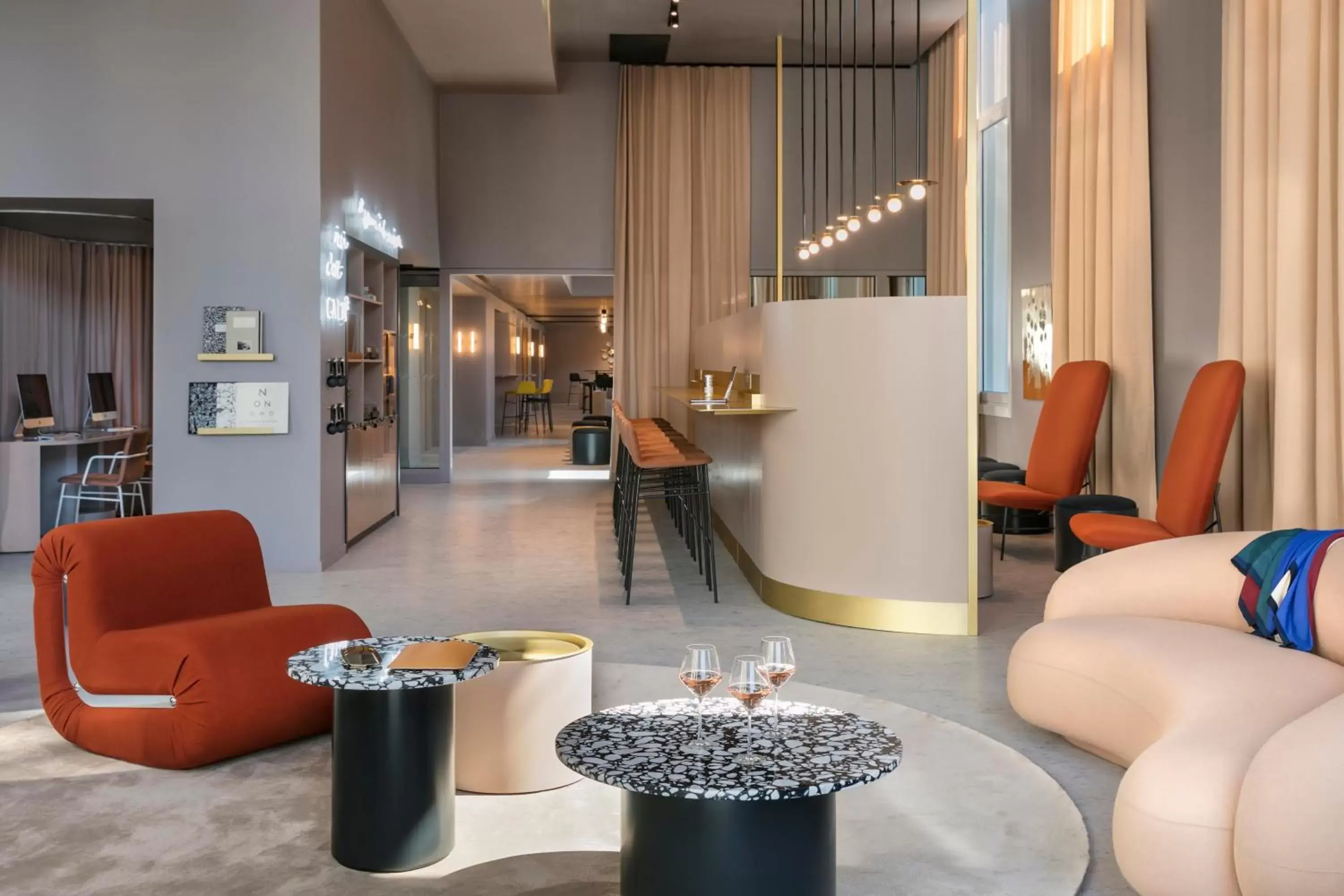 Living room, Lobby/Reception in OKKO Hotels Paris Gare de l'Est