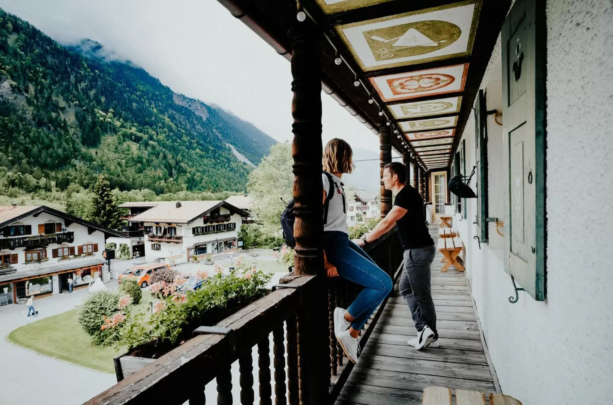 Balcony/Terrace in Alpenrose Bayrischzell Hotel