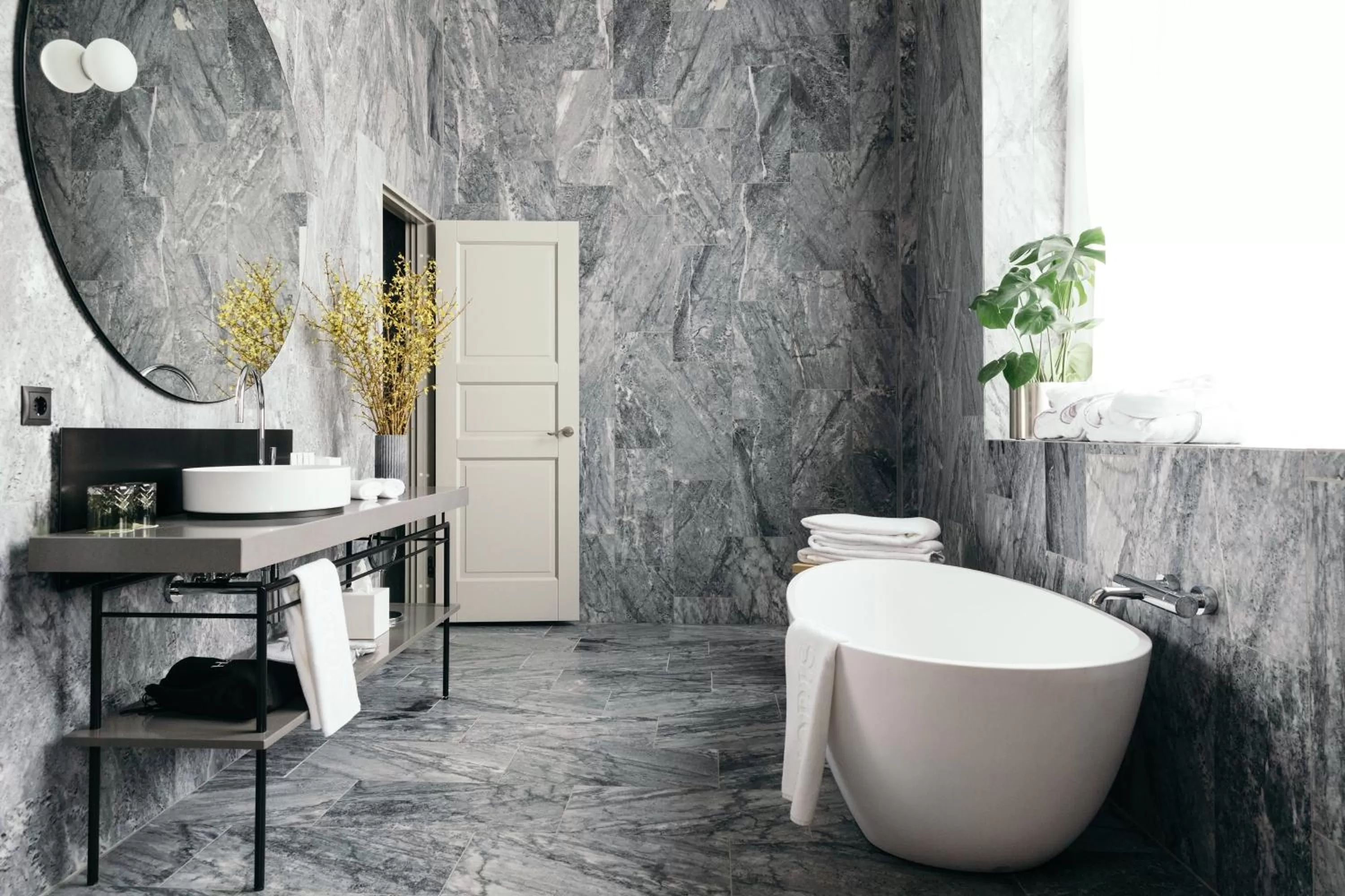 Bathroom in Nobis Hotel Copenhagen, a Member of Design Hotels