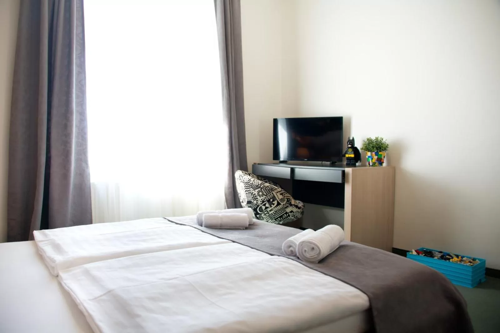 Bed in Hotel a Museum of Bricks