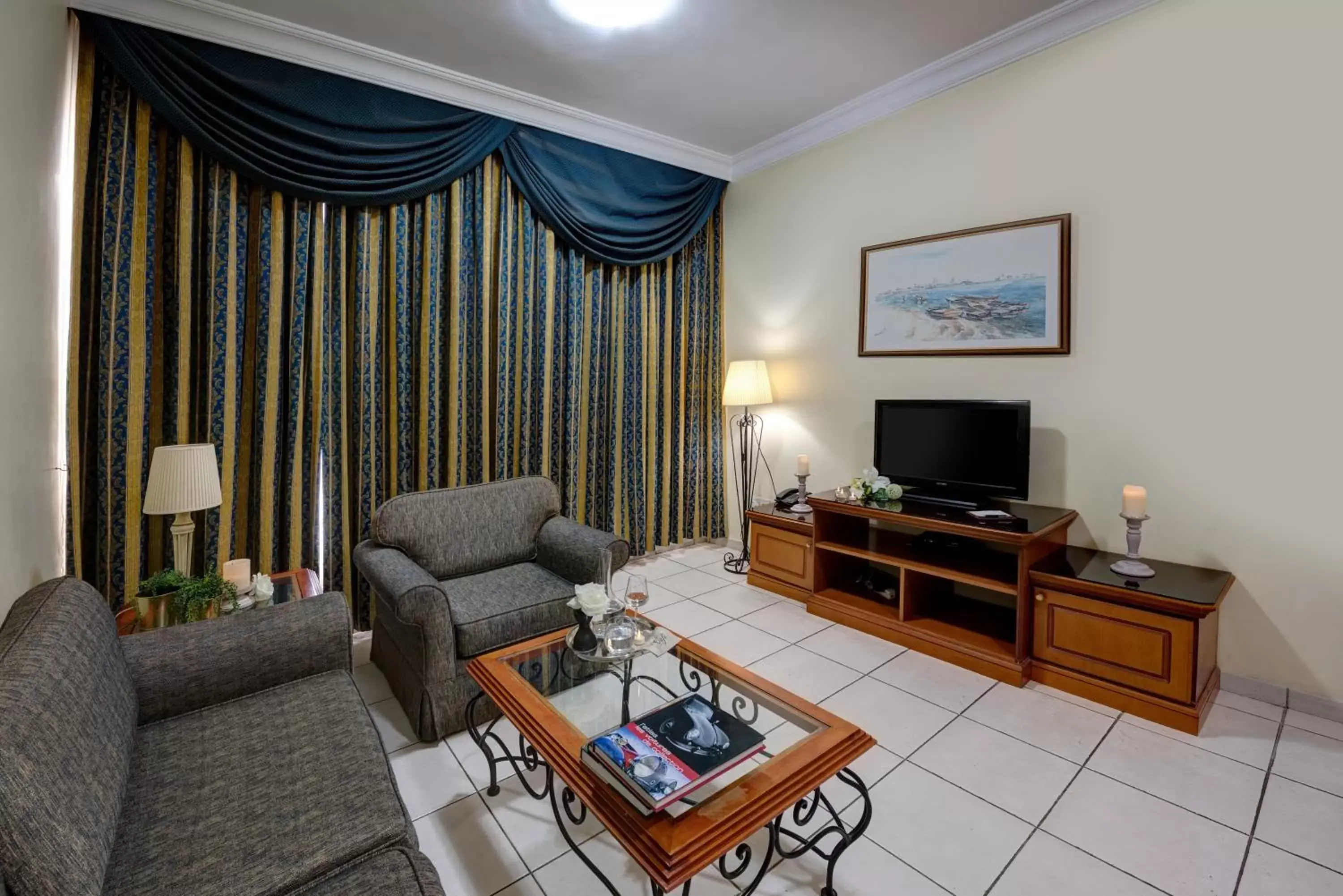 Living room, Seating Area in Al Nakheel Hotel Apartments Abu Dhabi