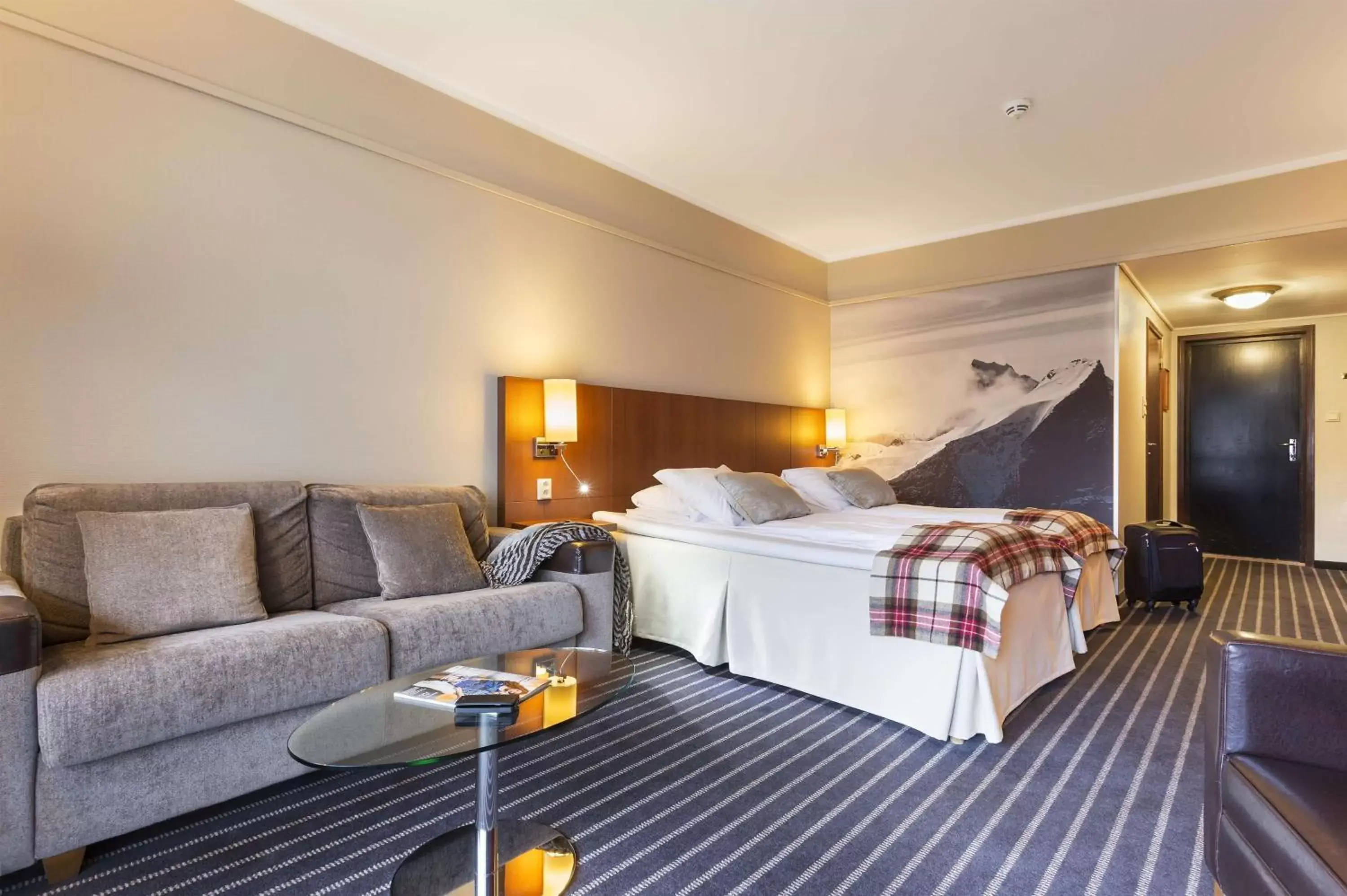 Photo of the whole room, Bed in Scandic Sunnfjord Hotel & Spa