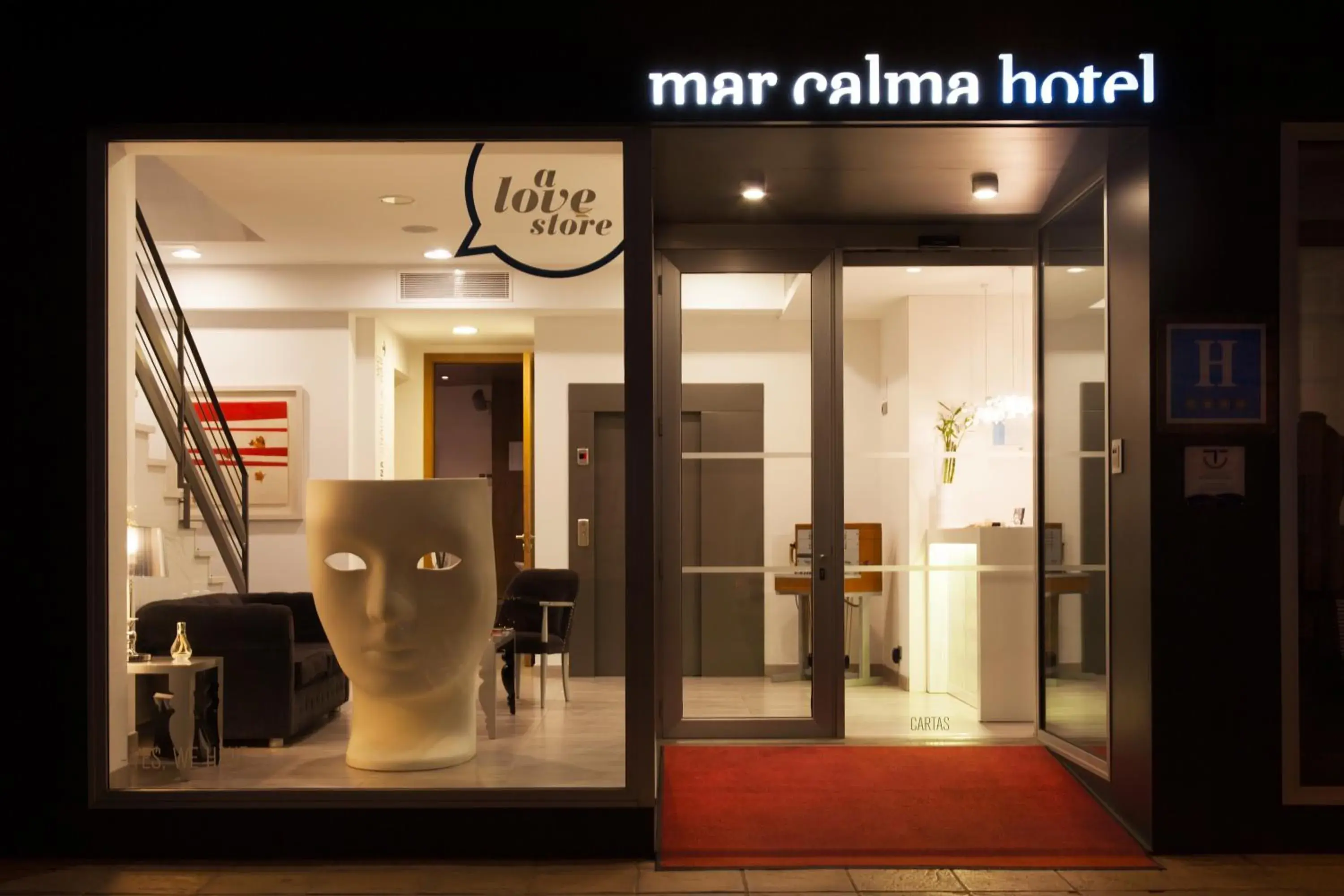 Facade/entrance in Mar Calma Hotel