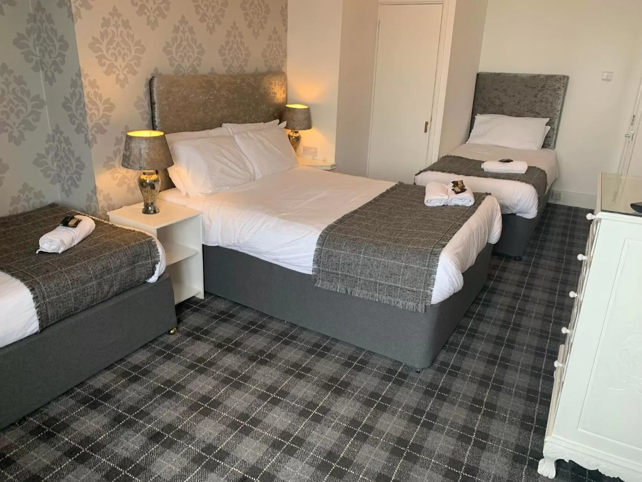 Bed in The Jubilee Hotel - with Spa and Restaurant and Entertainment