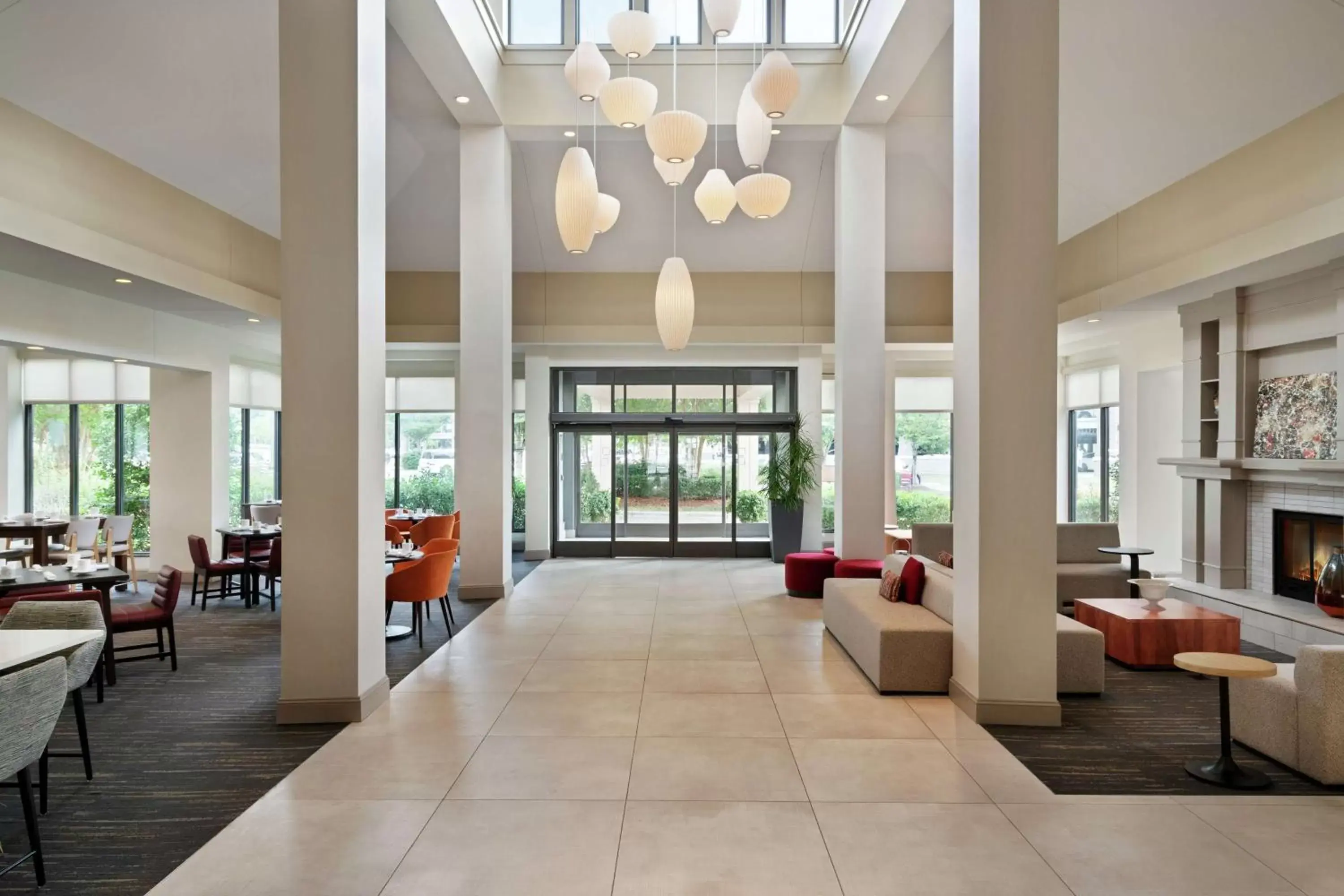 Lobby or reception in Hilton Garden Inn Charlotte/Ayrsley Lobby or reception in Hilton Garden Inn Charlotte/Ayrsley