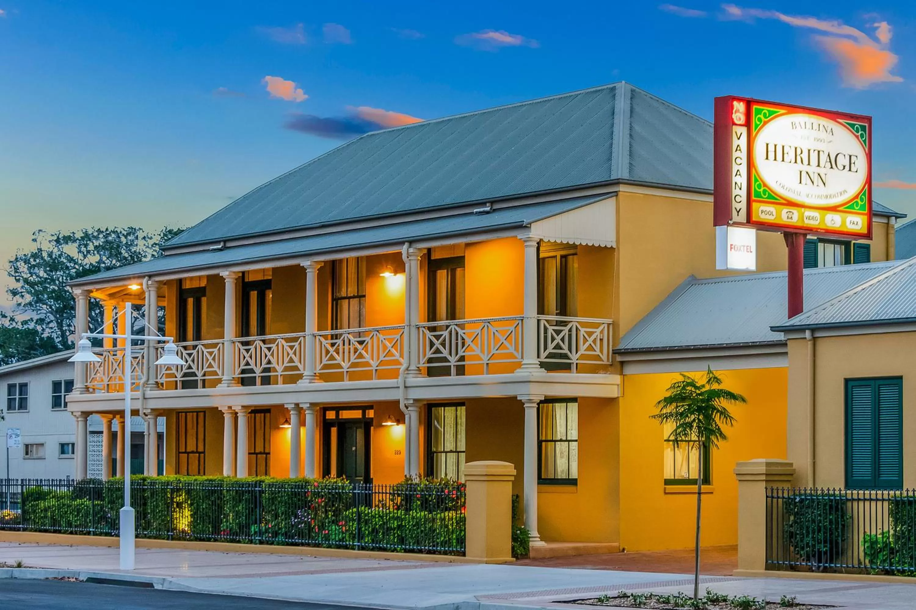 Property building in Ballina Heritage Inn