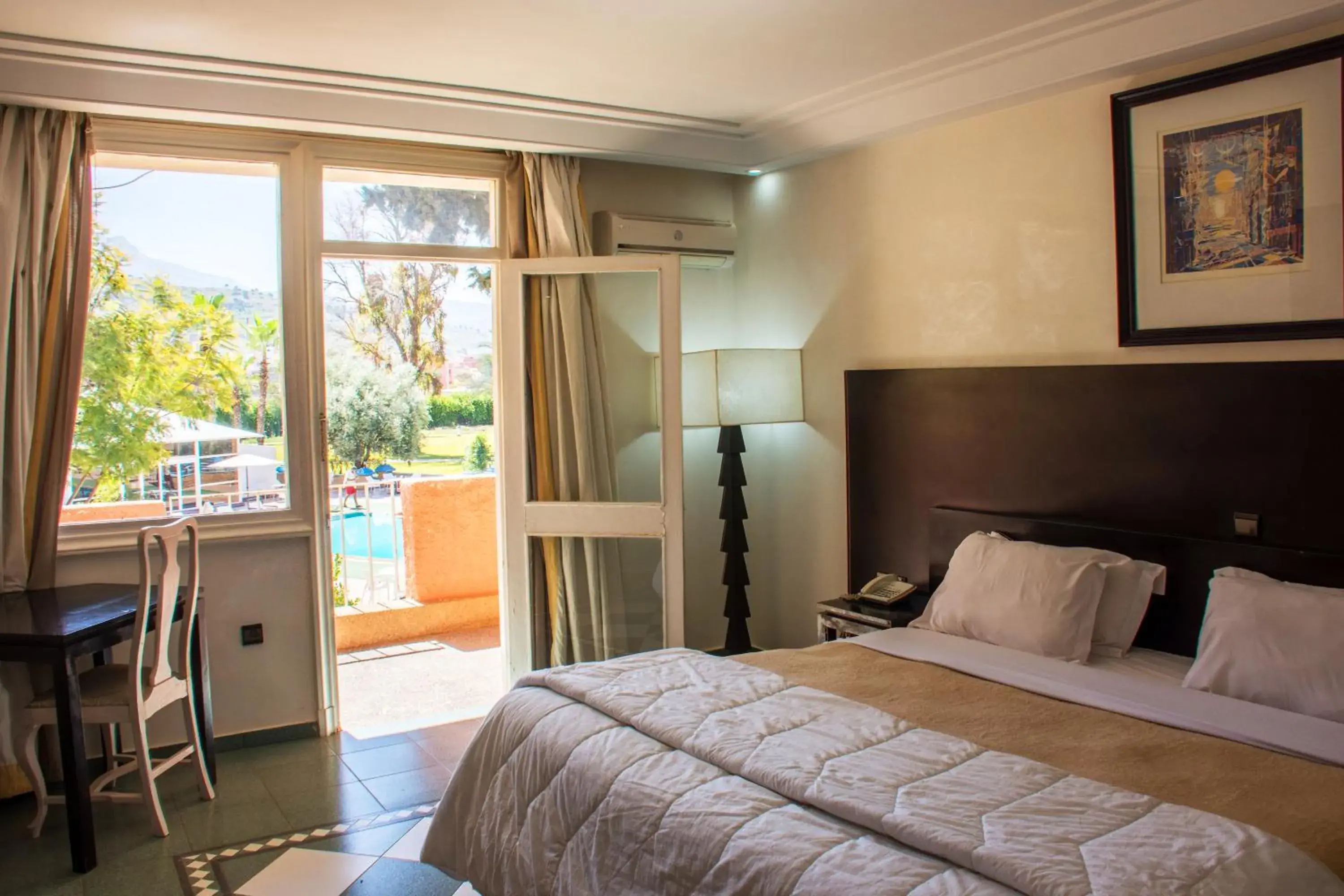 Bed in Hotel Ouzoud Beni Mellal