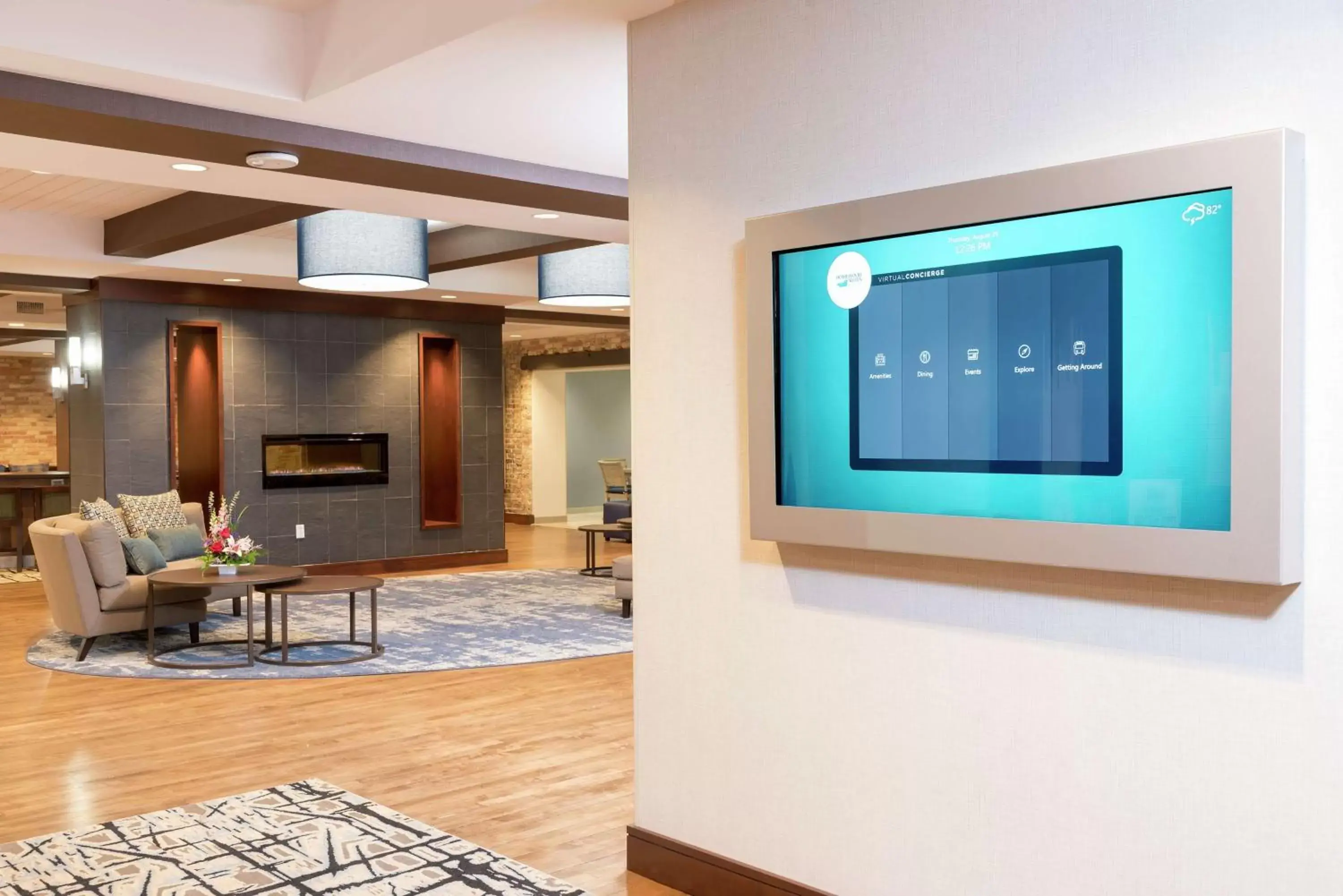 Lobby or reception in Homewood Suites by Hilton Grand Rapids Downtown