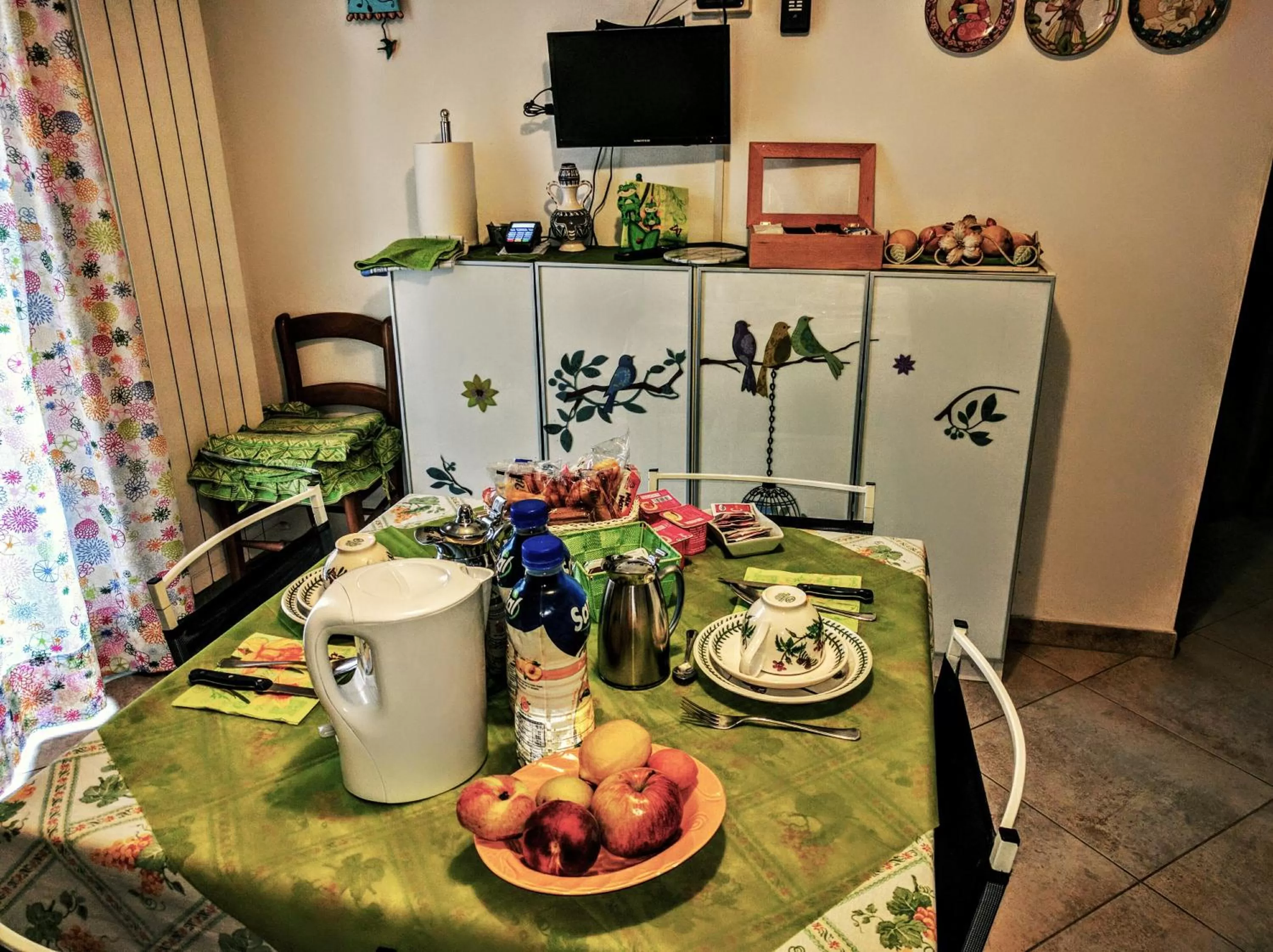 Food and drinks in Sally's B&B