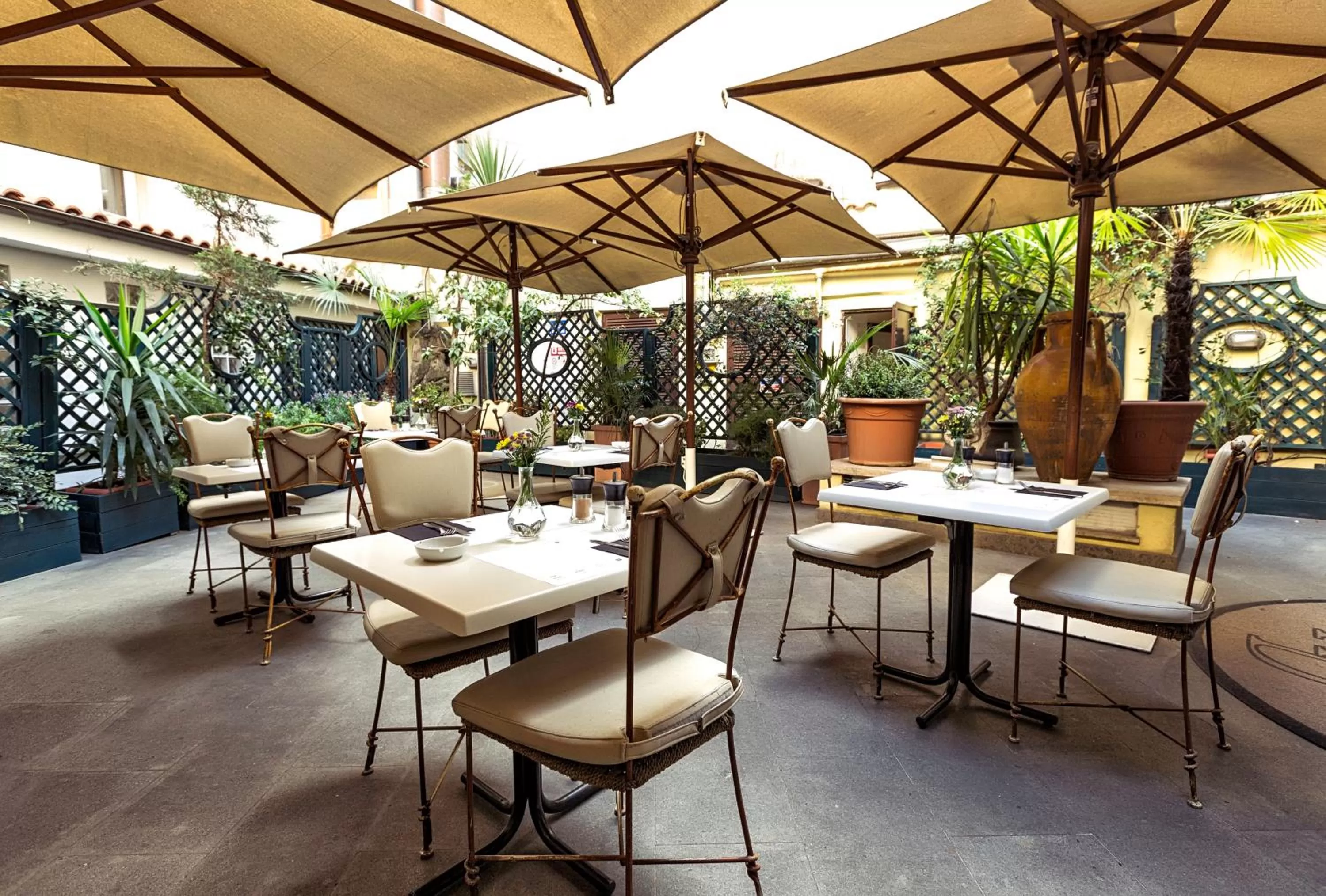 Patio in Hotel Diplomatic