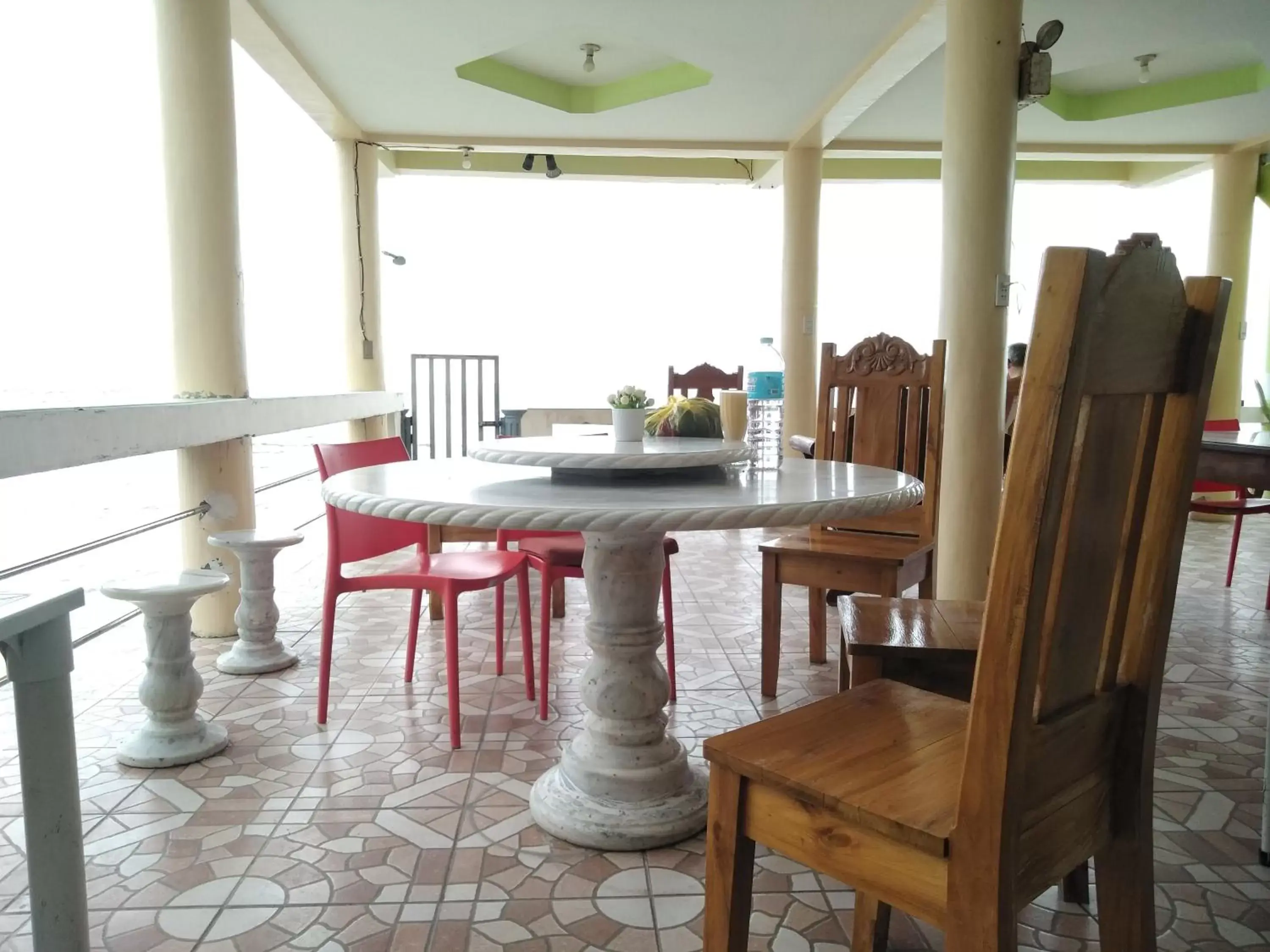 Dining area in Sascha's Resort Oslob