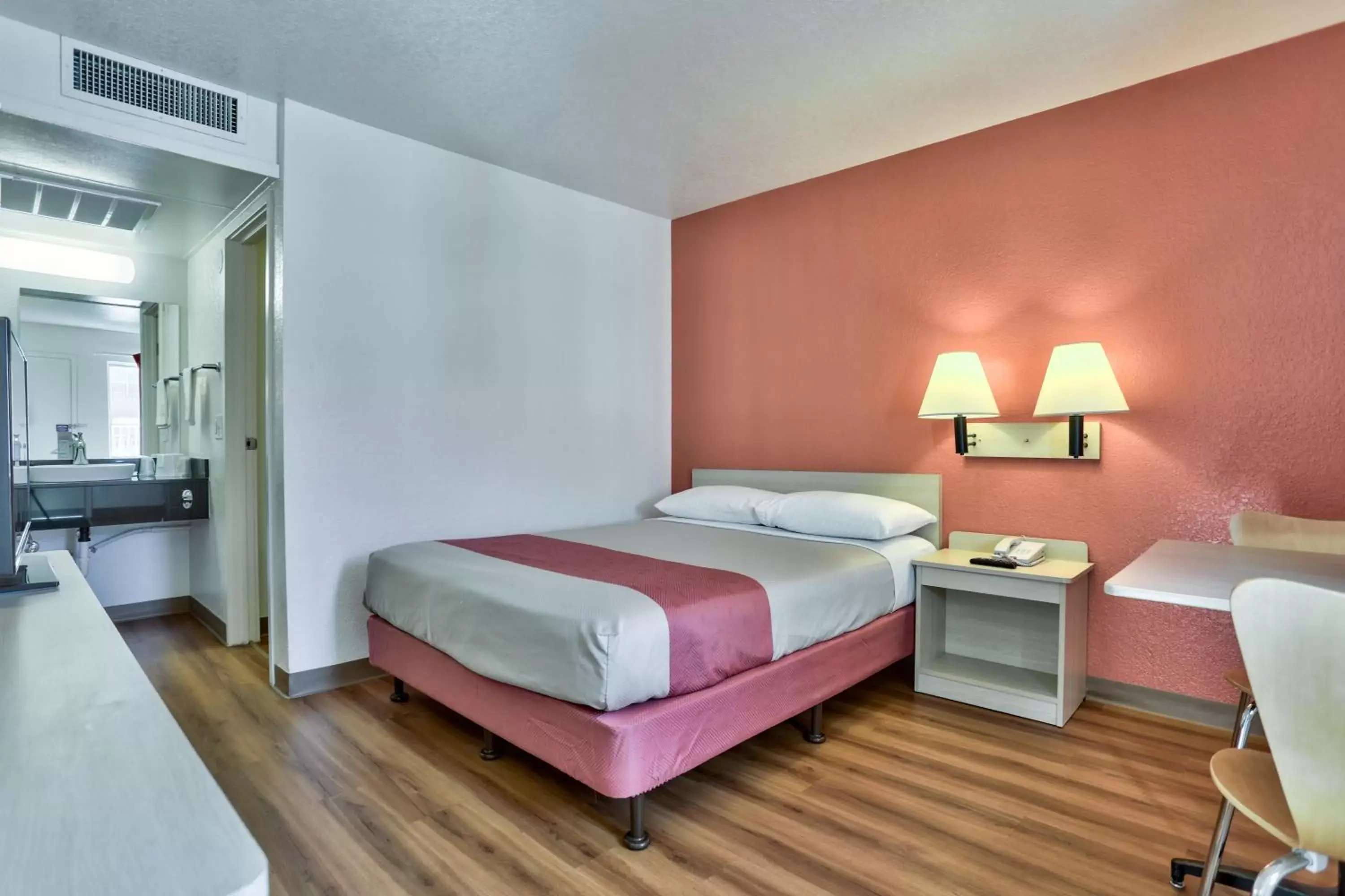 Bed in Motel 6-Flagstaff, AZ - Butler