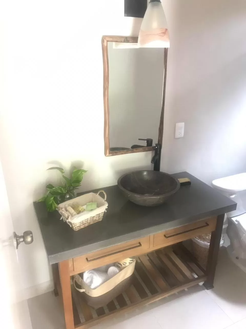 Bathroom in AGAM Hotel Boutique Bacalar - Adults Only