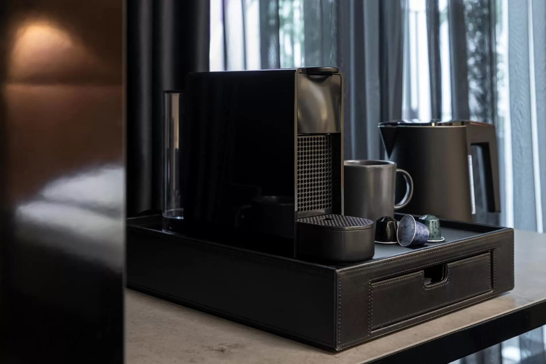 Coffee/tea facilities in Hotel AMANO Rooms & Apartments